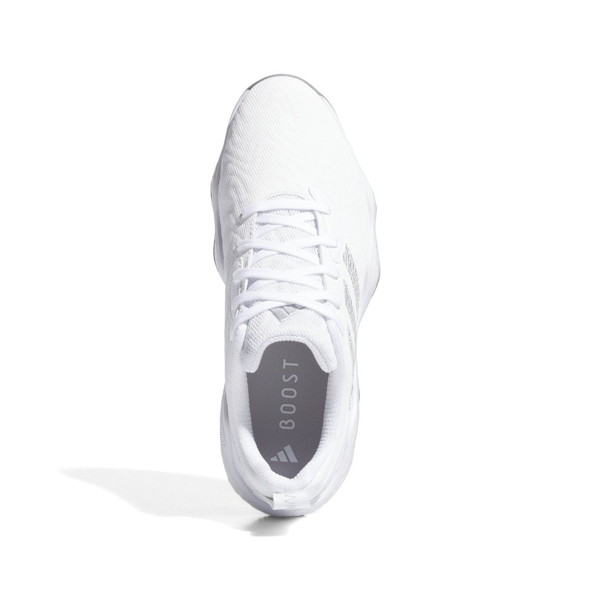 adidas CodeChaos 25 Spikeless Golf Shoes - White / Silver Metallic / Grey Two - adidas