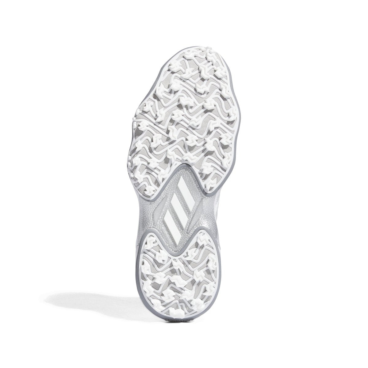 adidas CodeChaos 25 Spikeless Golf Shoes - White / Silver Metallic / Grey Two - adidas