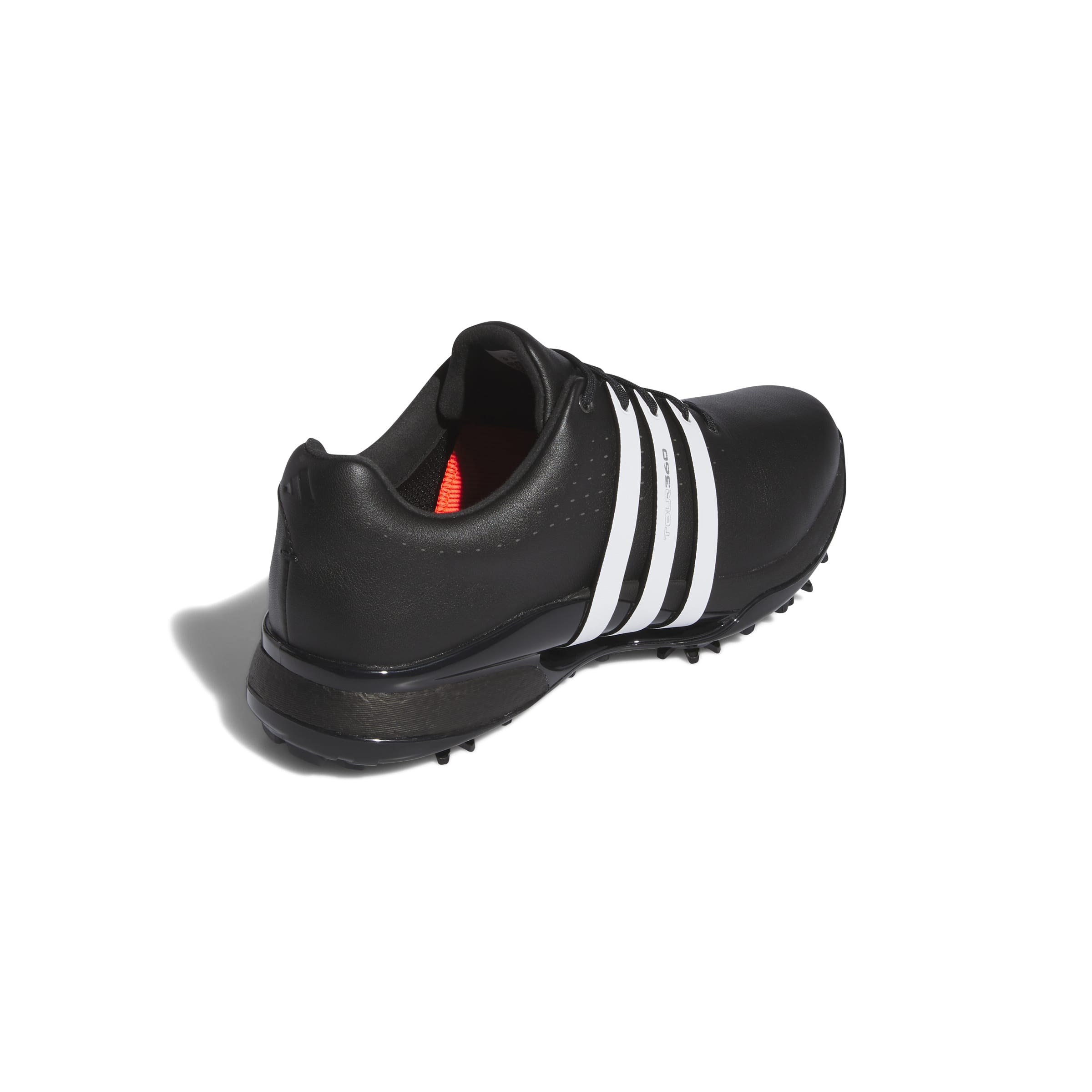 adidas Tour 360 Spiked Golf Shoes - Black / White