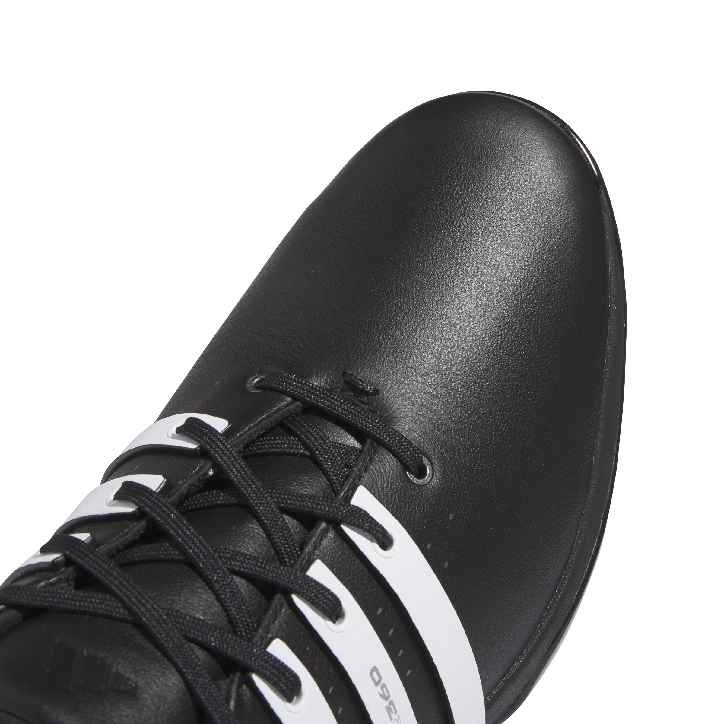 adidas Tour 360 Spiked Golf Shoes - Black / White