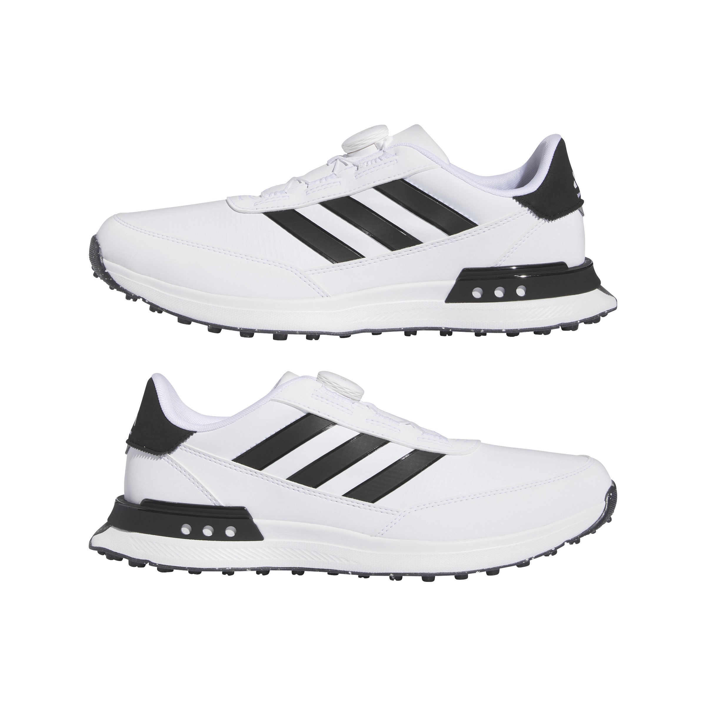 adidas S2G Boa Spikless Golf Shoes - White / Core Black / White