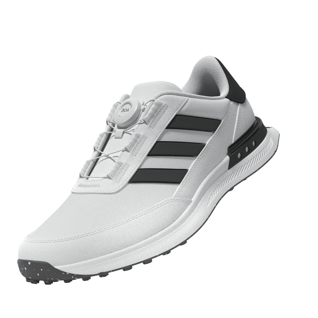 adidas S2G Boa Spikless Golf Shoes - White / Core Black / White