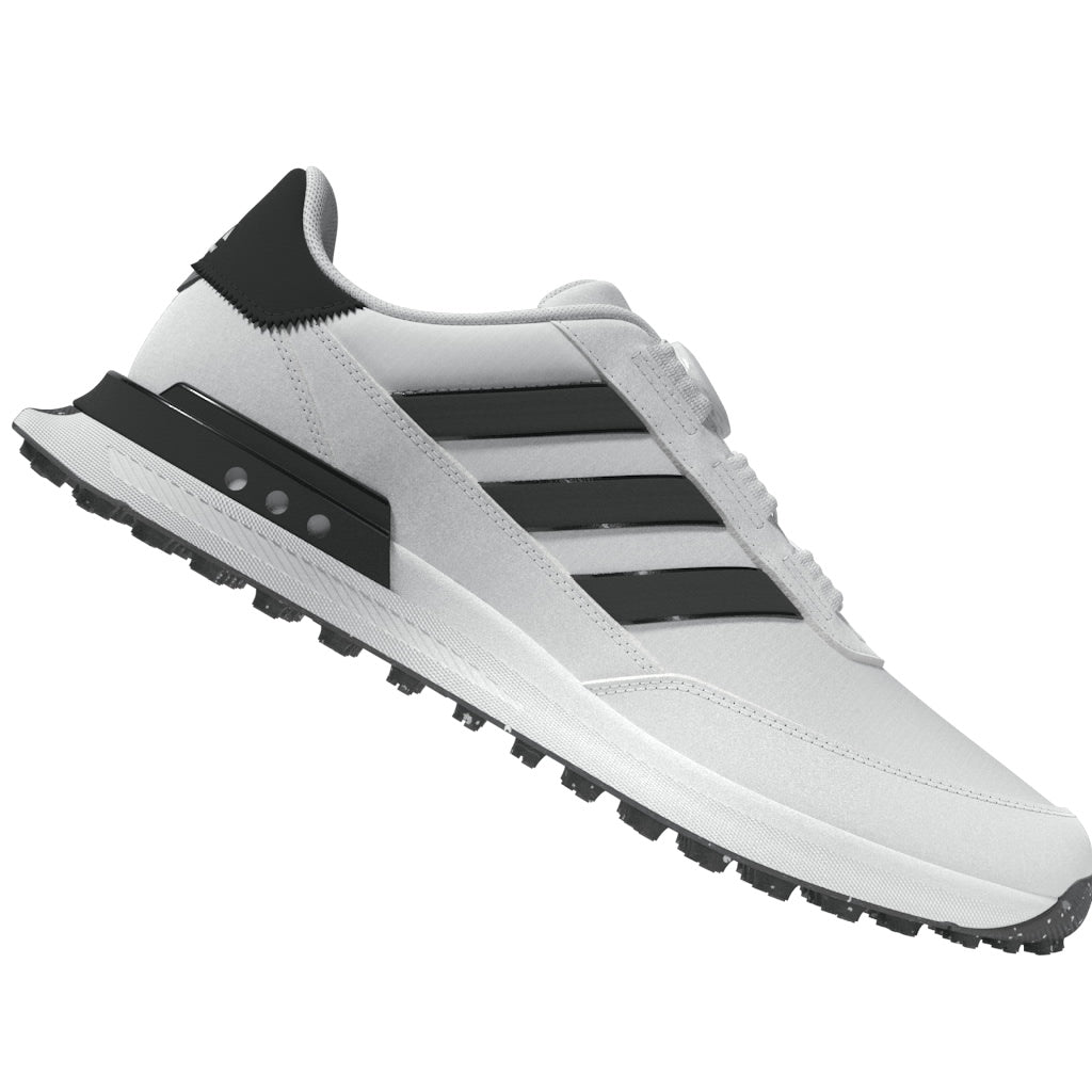 adidas S2G Boa Spikless Golf Shoes - White / Core Black / White