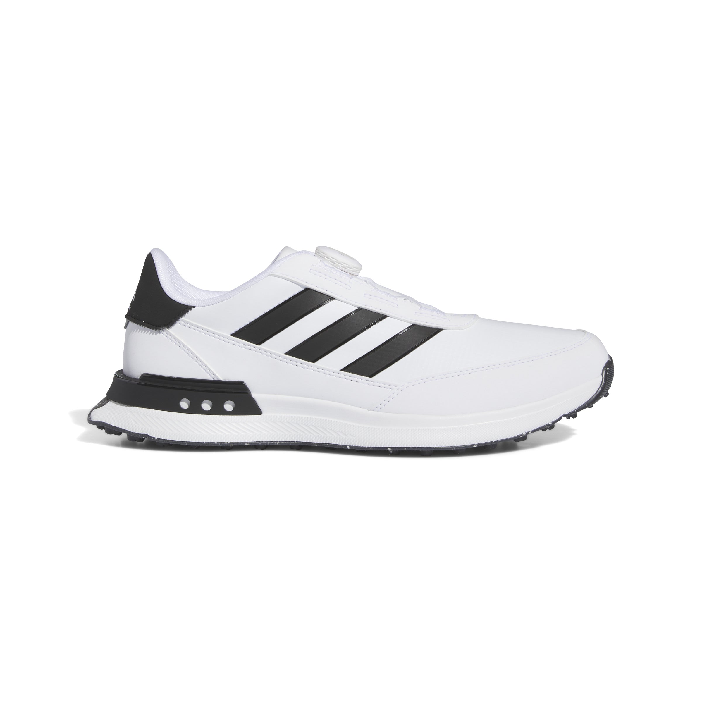 adidas S2G Boa Spikless Golf Shoes - White / Core Black / White