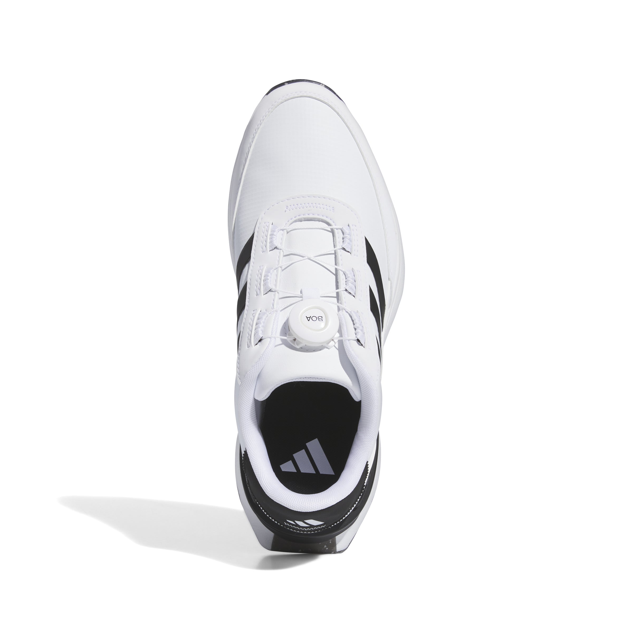 adidas S2G Boa Spikless Golf Shoes - White / Core Black / White