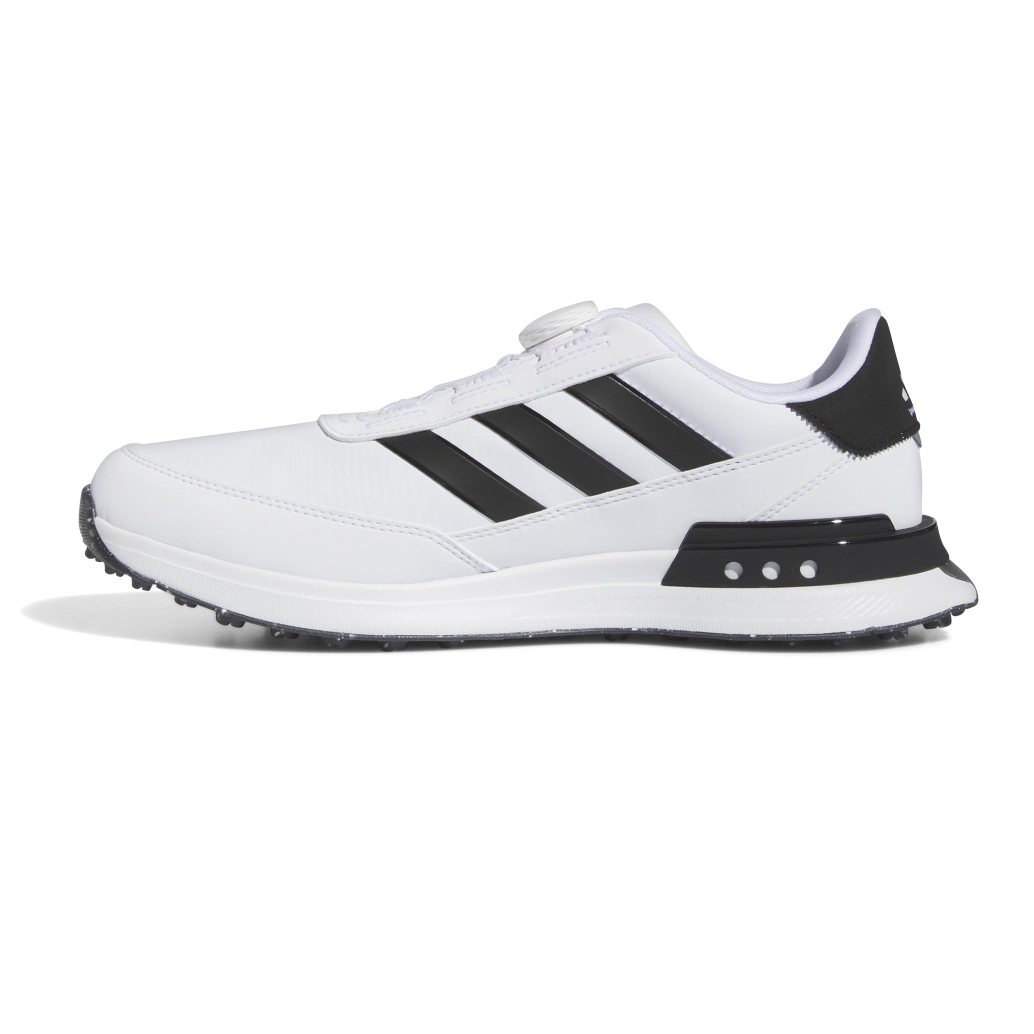 adidas S2G Boa Spikless Golf Shoes - White / Core Black / White