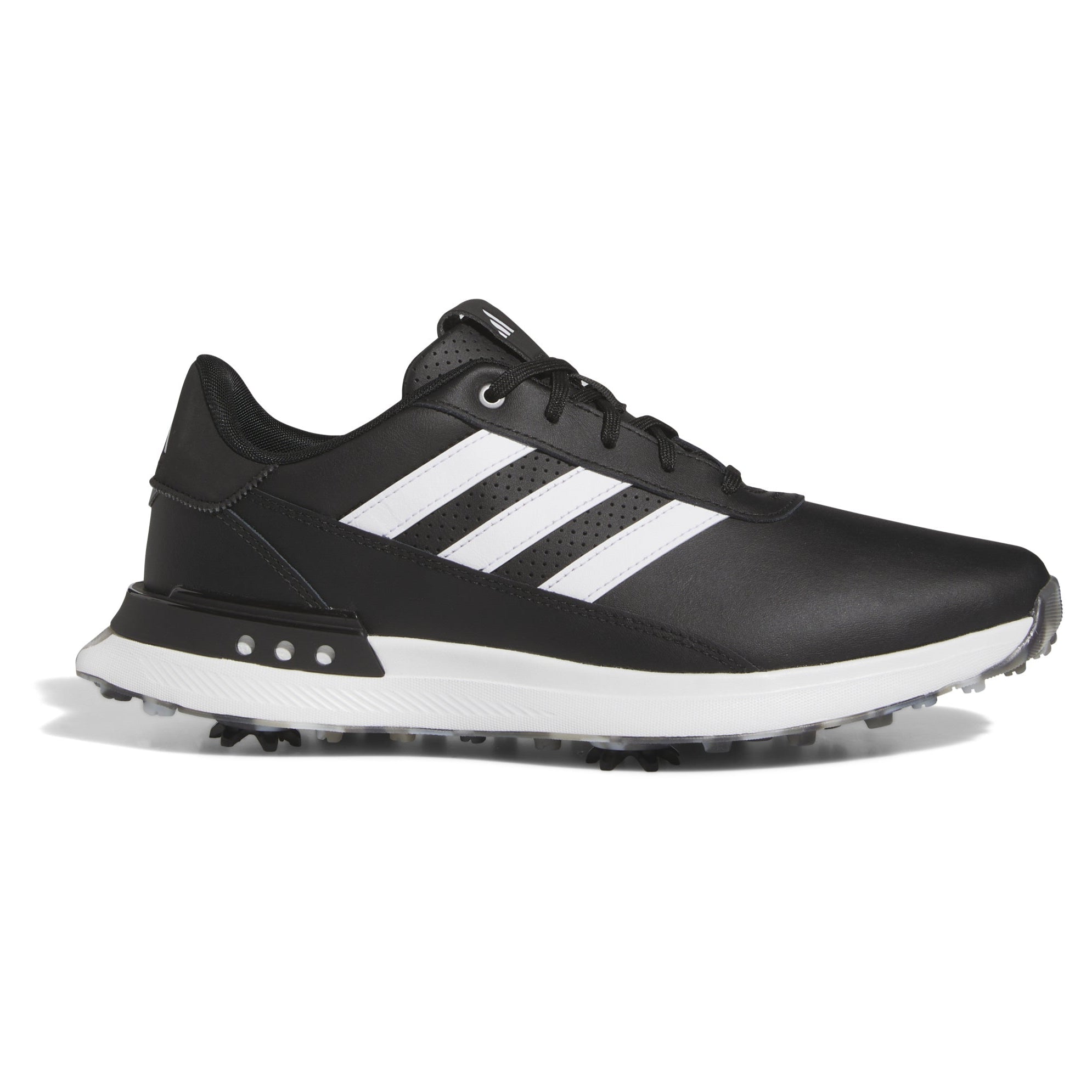 adidas S2G Leather Spiked Golf Shoes - Black