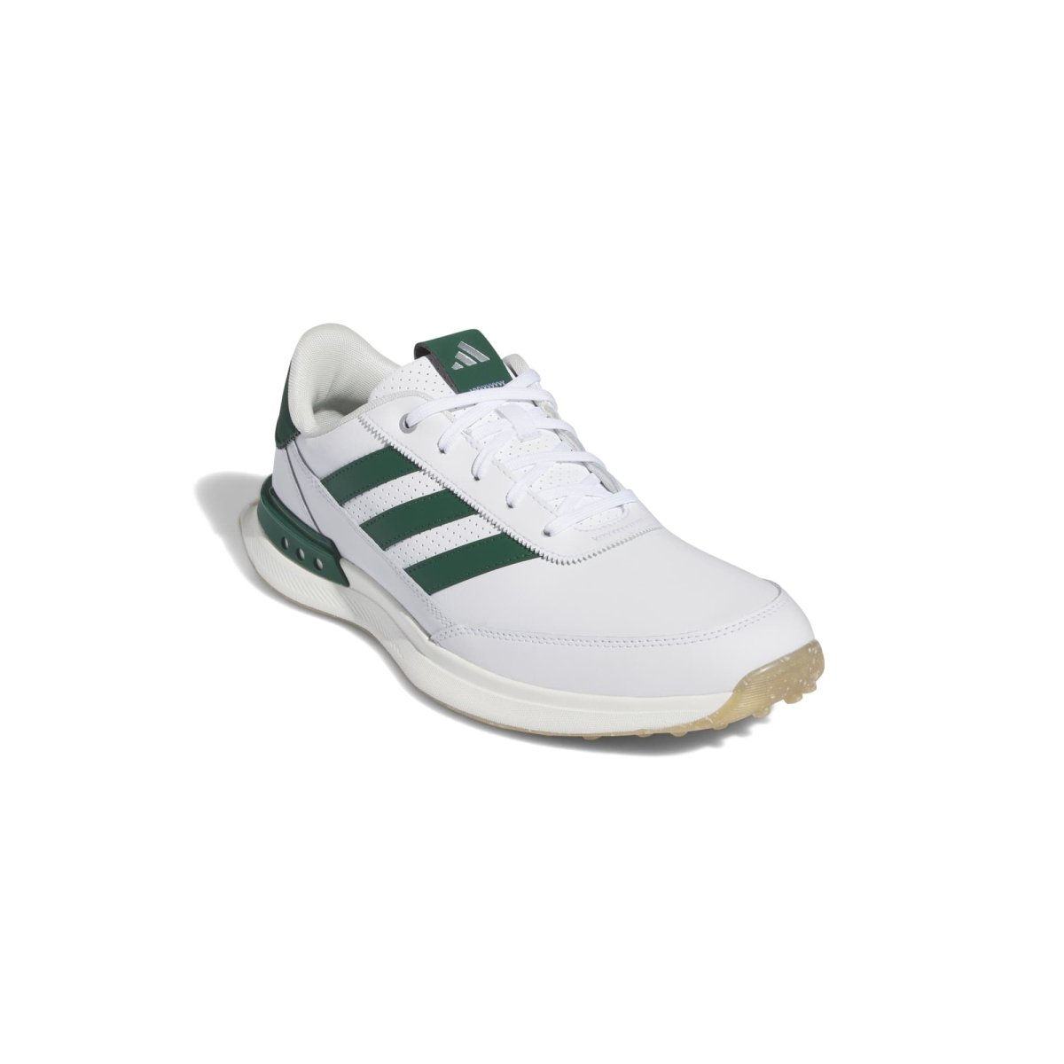 adidas S2G Leather Spikeless Golf Shoes - White / Collegiate Green / Gum - adidas