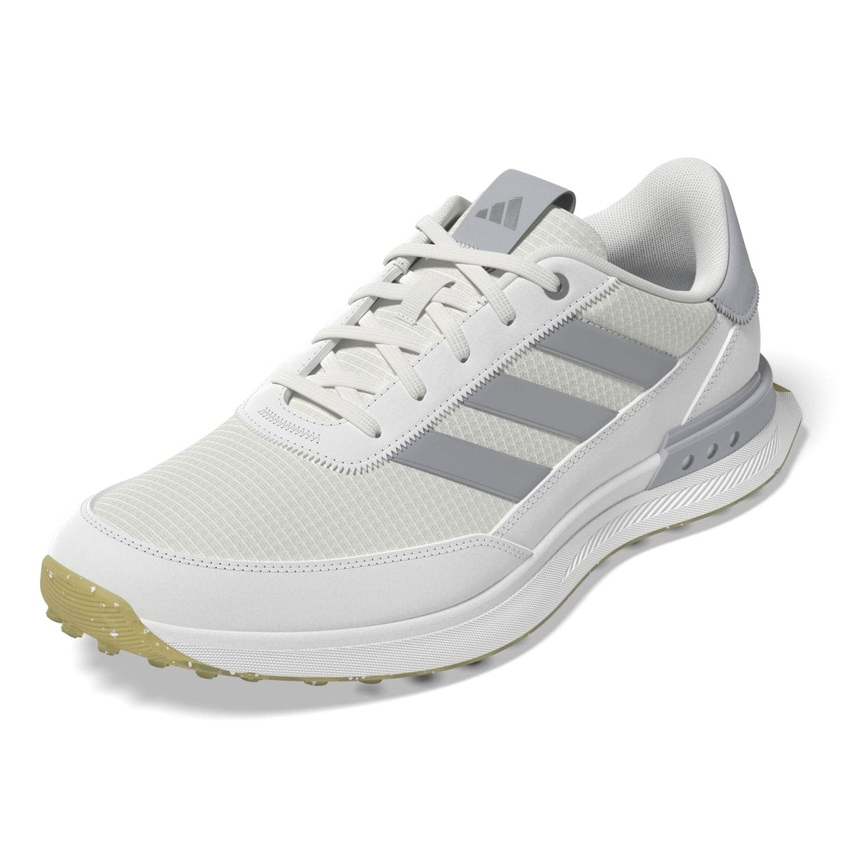 adidas S2G Spikeless Golf Shoes - White / Halo Silver / Gum - adidas