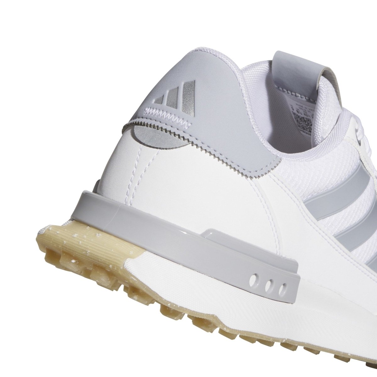 adidas S2G Spikeless Golf Shoes - White / Halo Silver / Gum - adidas