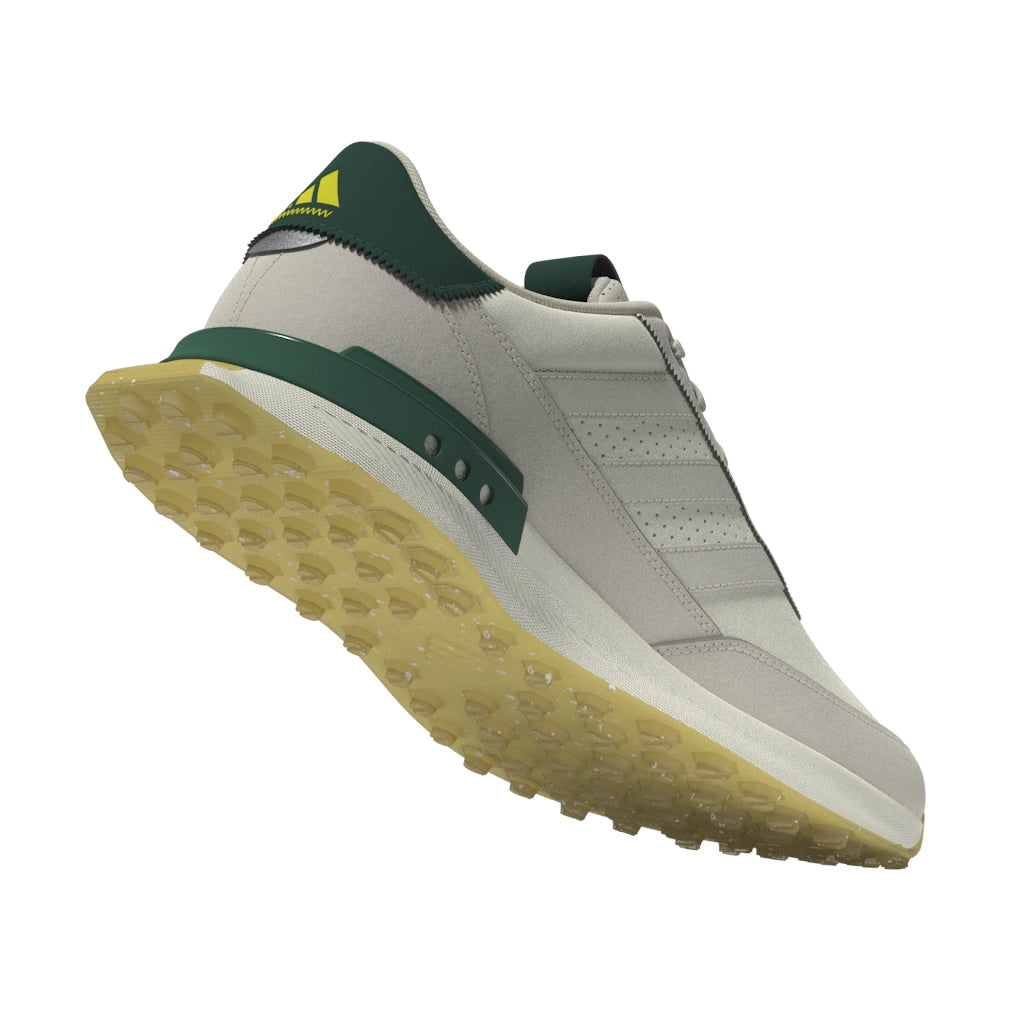 adidas S2G Leather Spikeless Golf Shoes - White / Alumina / Collegiate Green