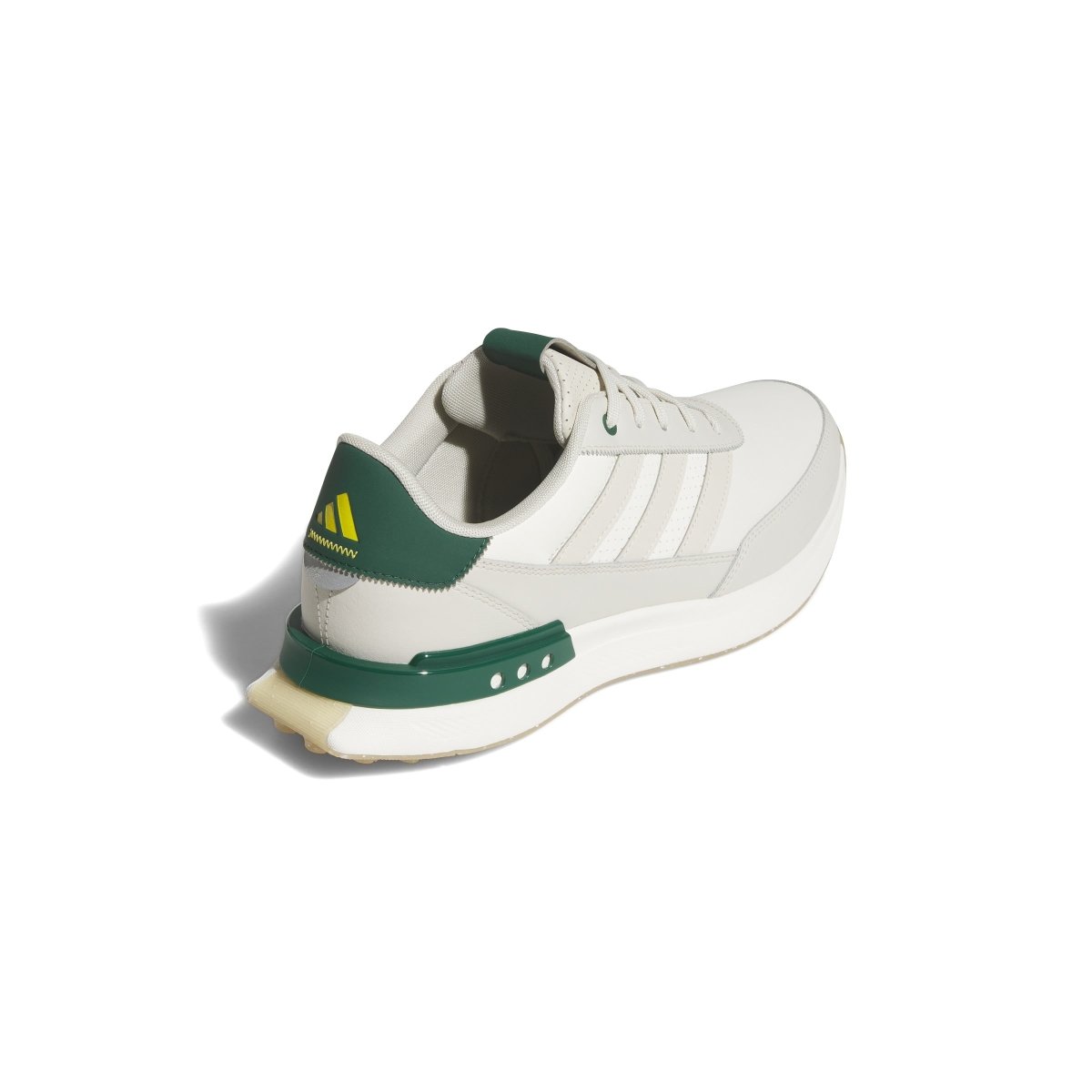 adidas S2G Leather Spikeless Golf Shoes - White / Alumina / Collegiate Green - adidas