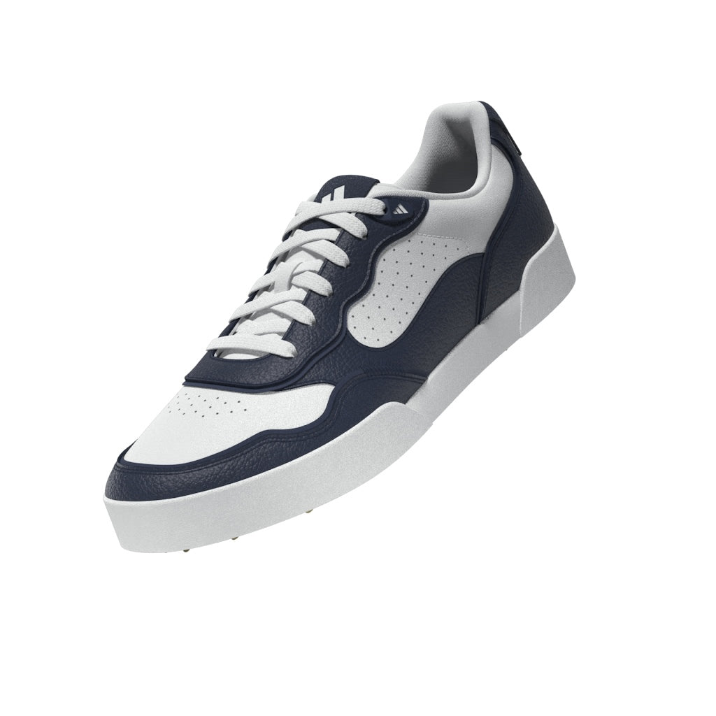 adidas Retrocross Spikeless Golf Shoes - White / Collegiate Navy / Gum