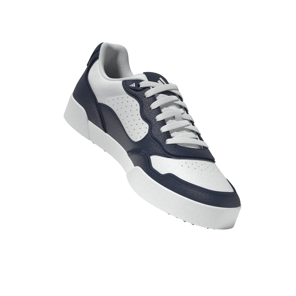 adidas Retrocross Spikeless Golf Shoes - White / Collegiate Navy / Gum