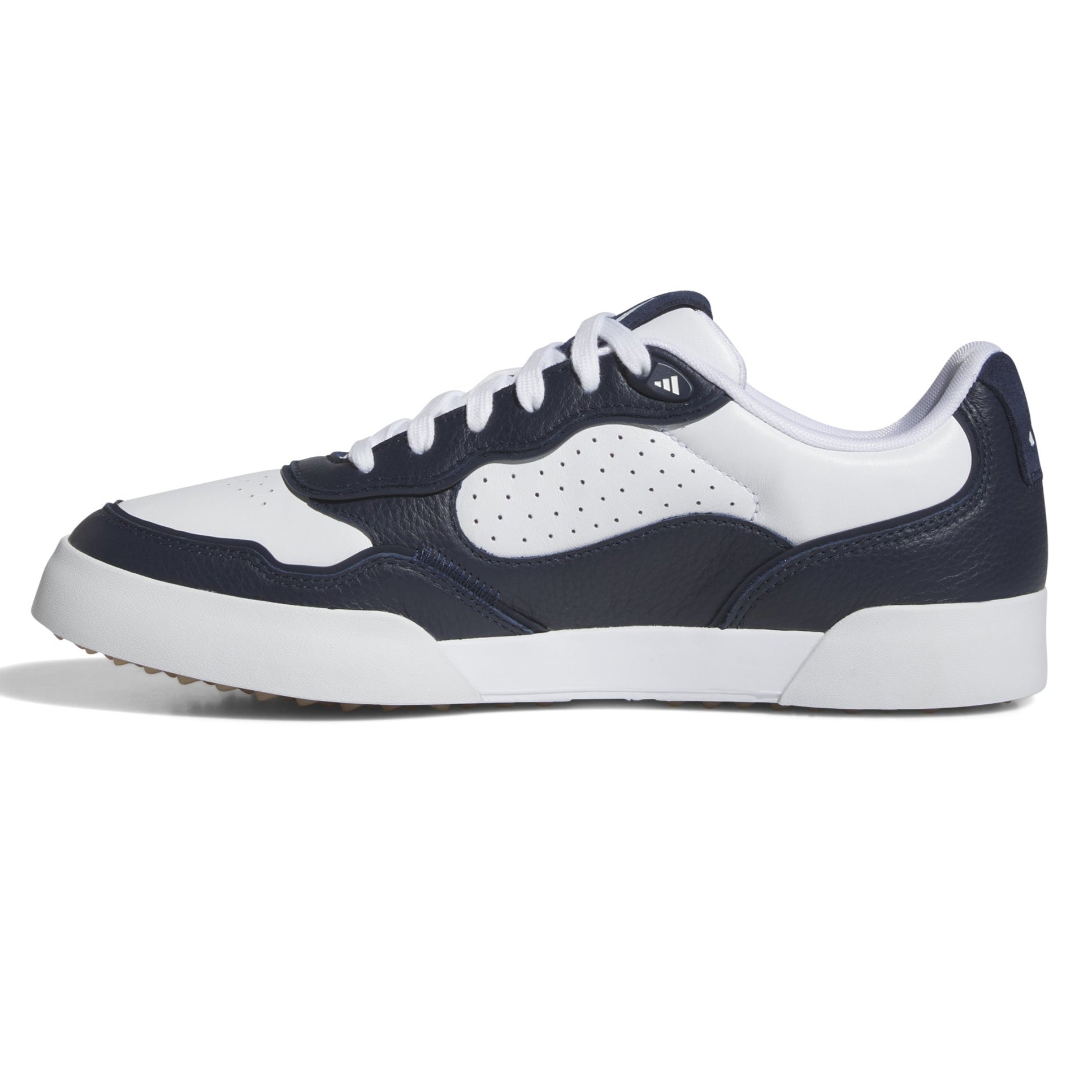 adidas Retrocross Spikeless Golf Shoes - White / Collegiate Navy / Gum