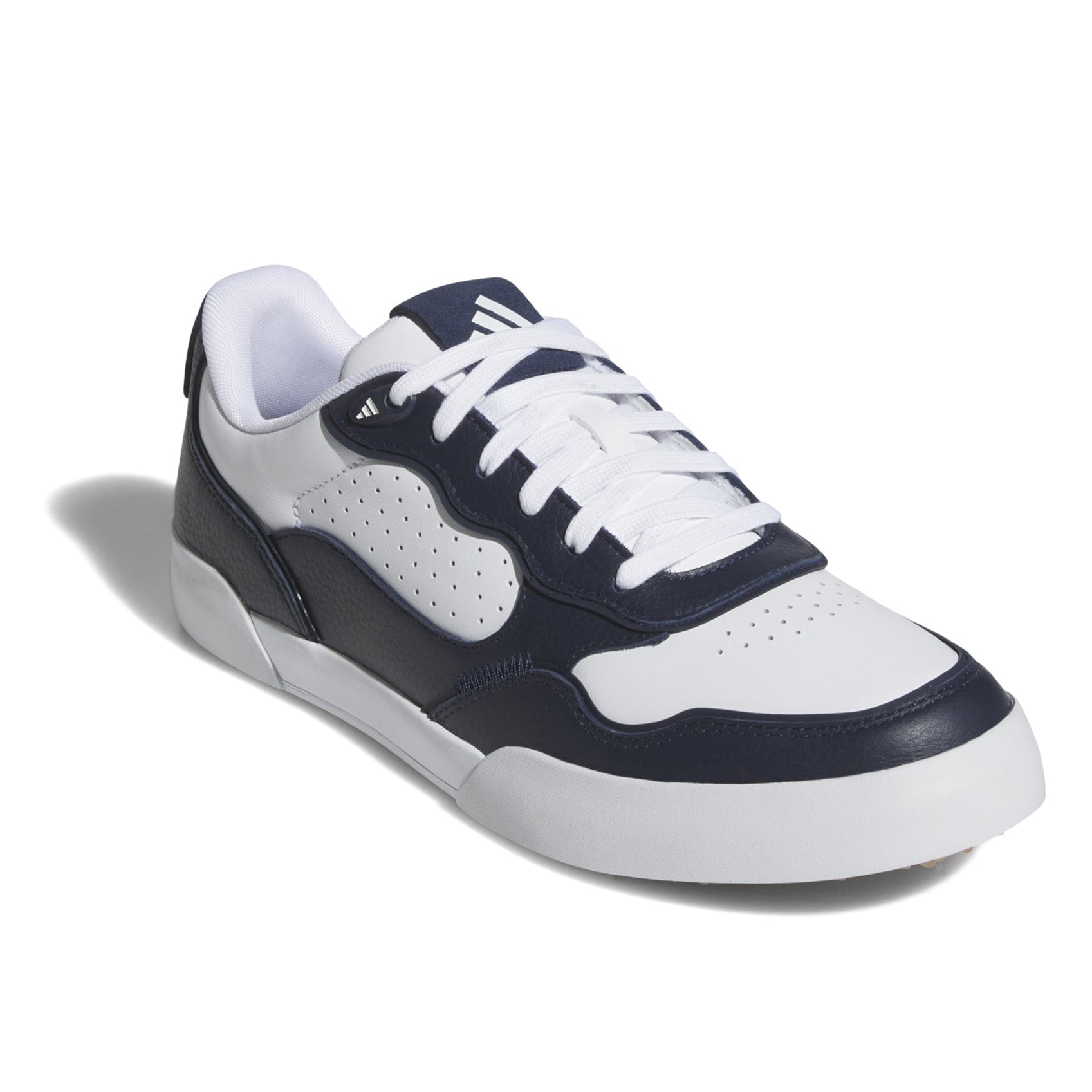 adidas Retrocross Spikeless Golf Shoes - White / Collegiate Navy / Gum