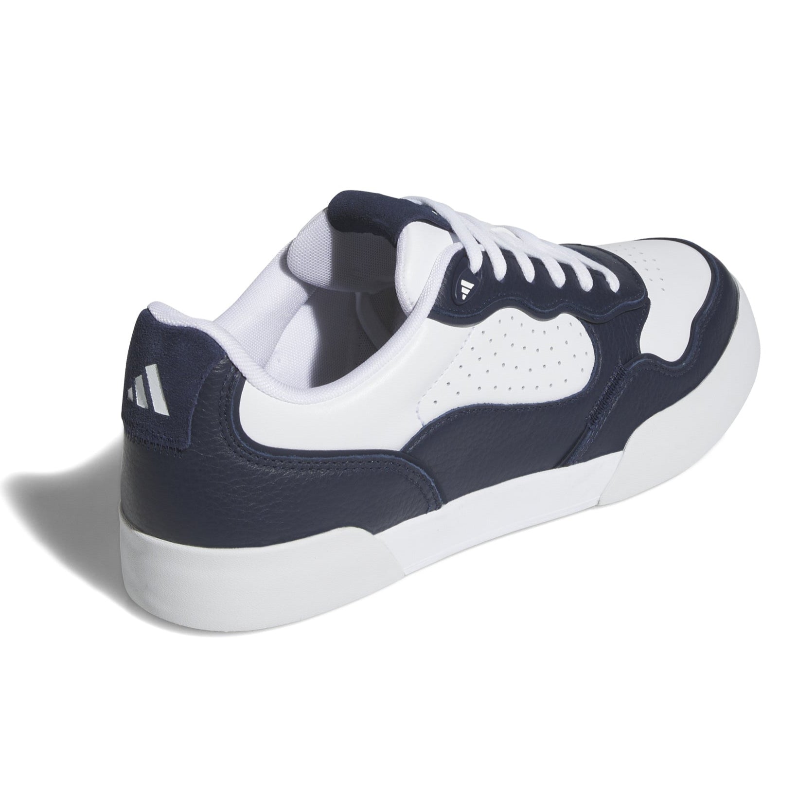 adidas Retrocross Spikeless Golf Shoes - White / Collegiate Navy / Gum