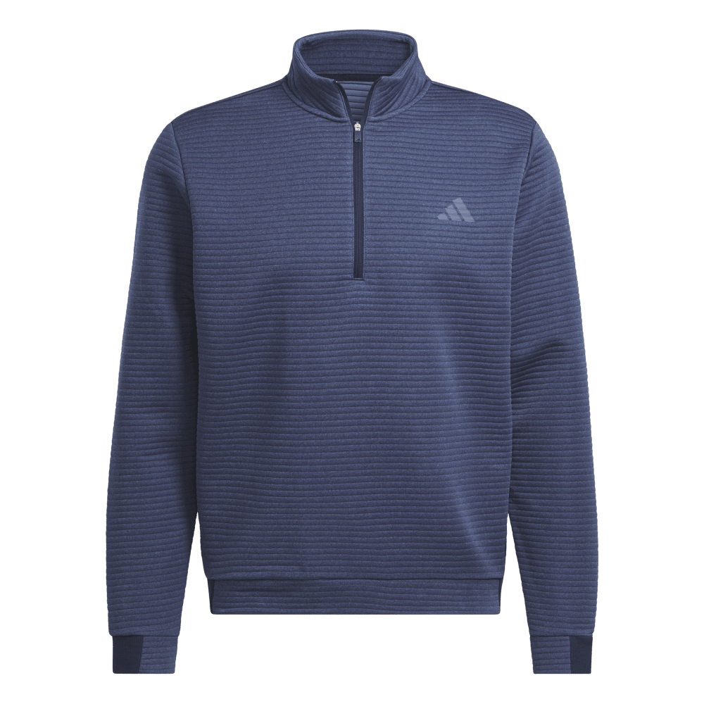 adidas Ultimate365 DWR Textured 1/4 Zip Mens Golf Pullover