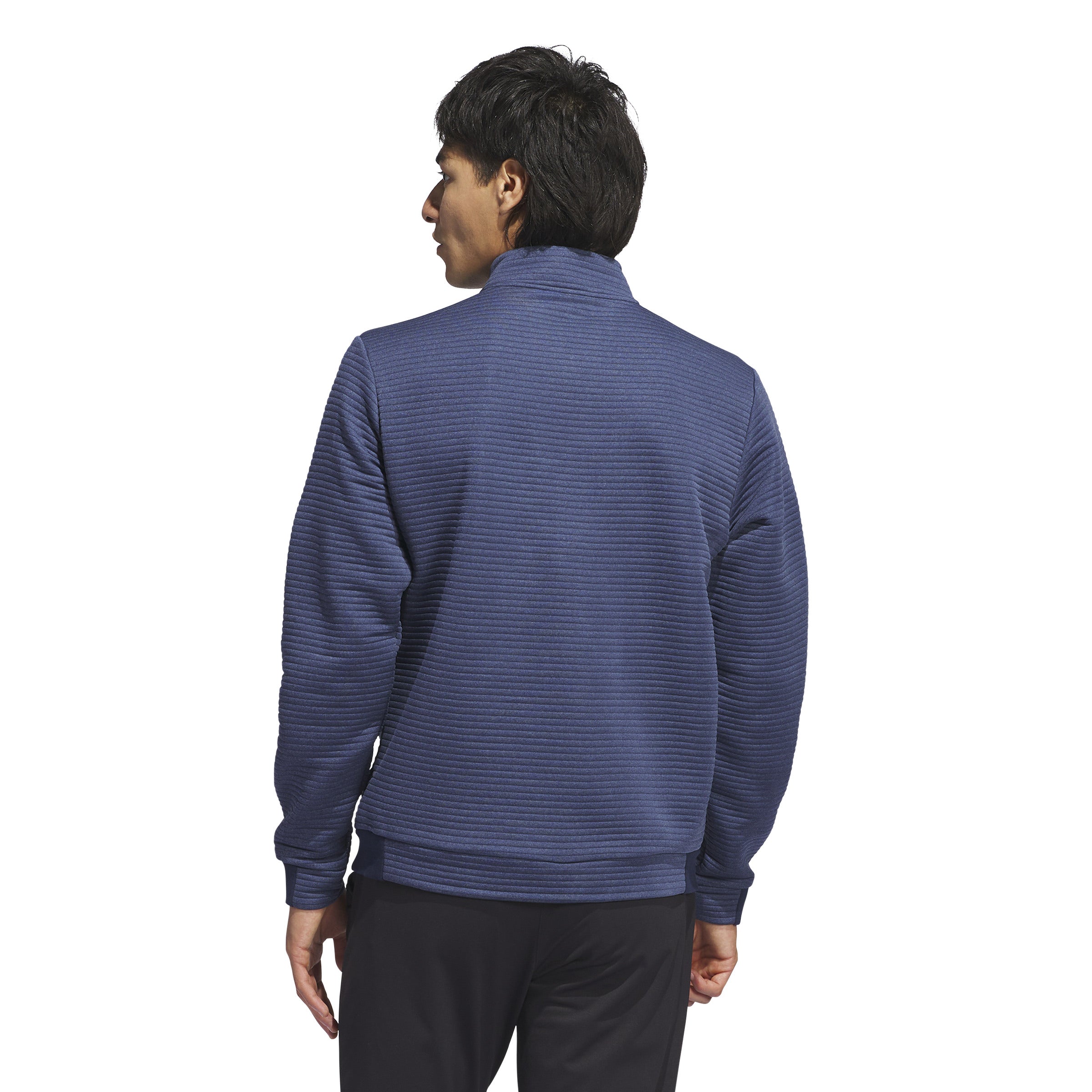 adidas Ultimate365 Dwr Textured Quarter Zip Sweatshirt - Collegiate Navy / Preloved Ink