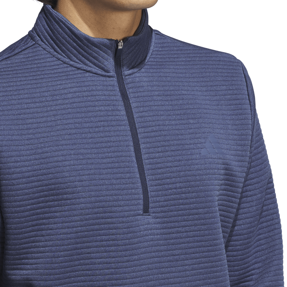 adidas Ultimate365 DWR Textured 1/4 Zip Mens Golf Pullover