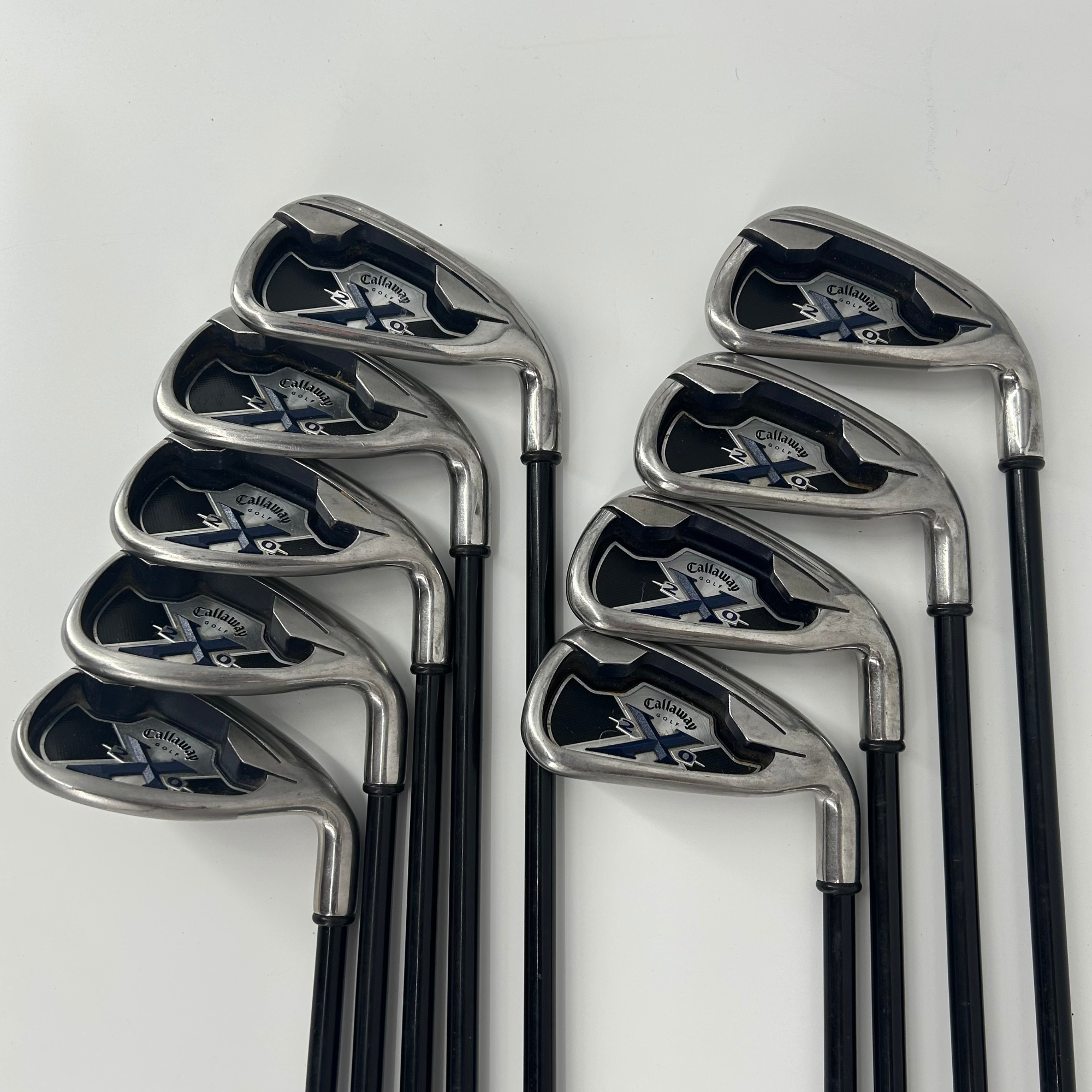 Callaway X20 / 3-PW+SW / Callaway X 75g Graphite Shafts / Regular Flex
