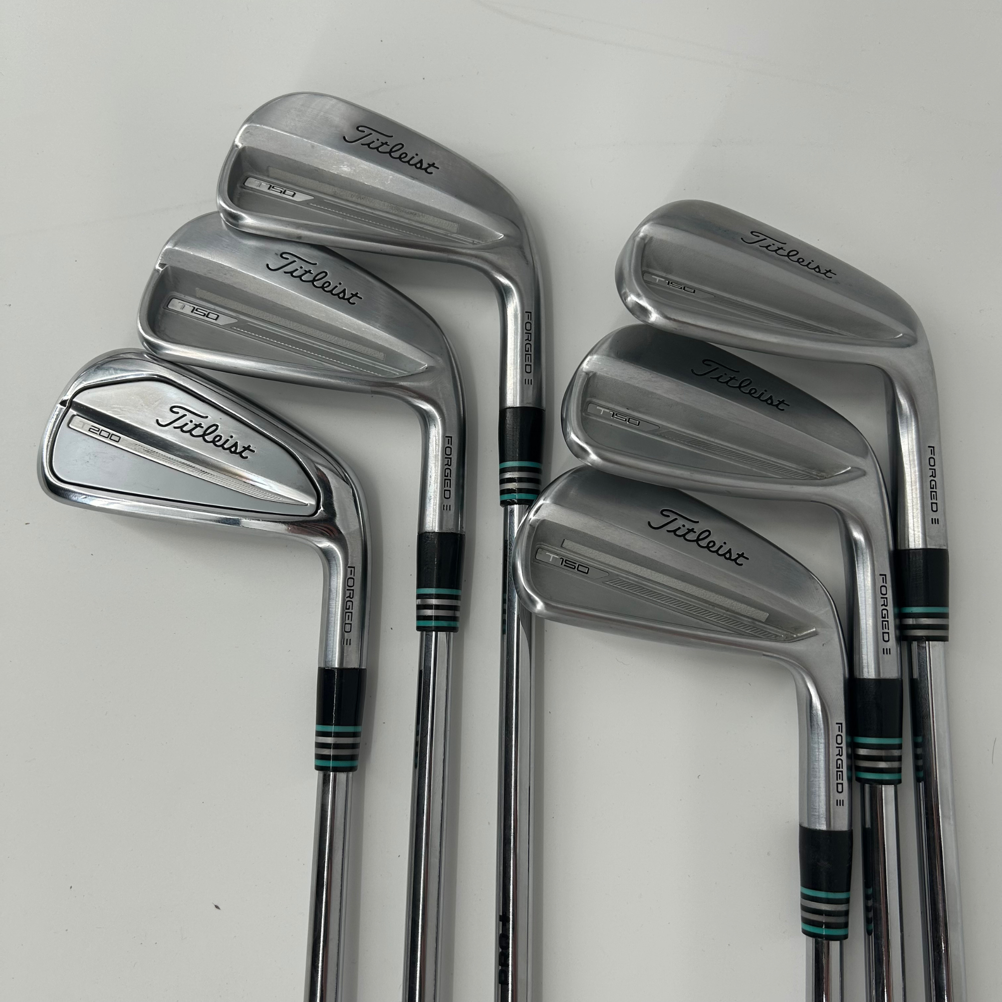 Titleist T150/T200 Combo Irons / 4-9 Iron / KBS Pro+ Tour 125 Steel Shafts / Stiff