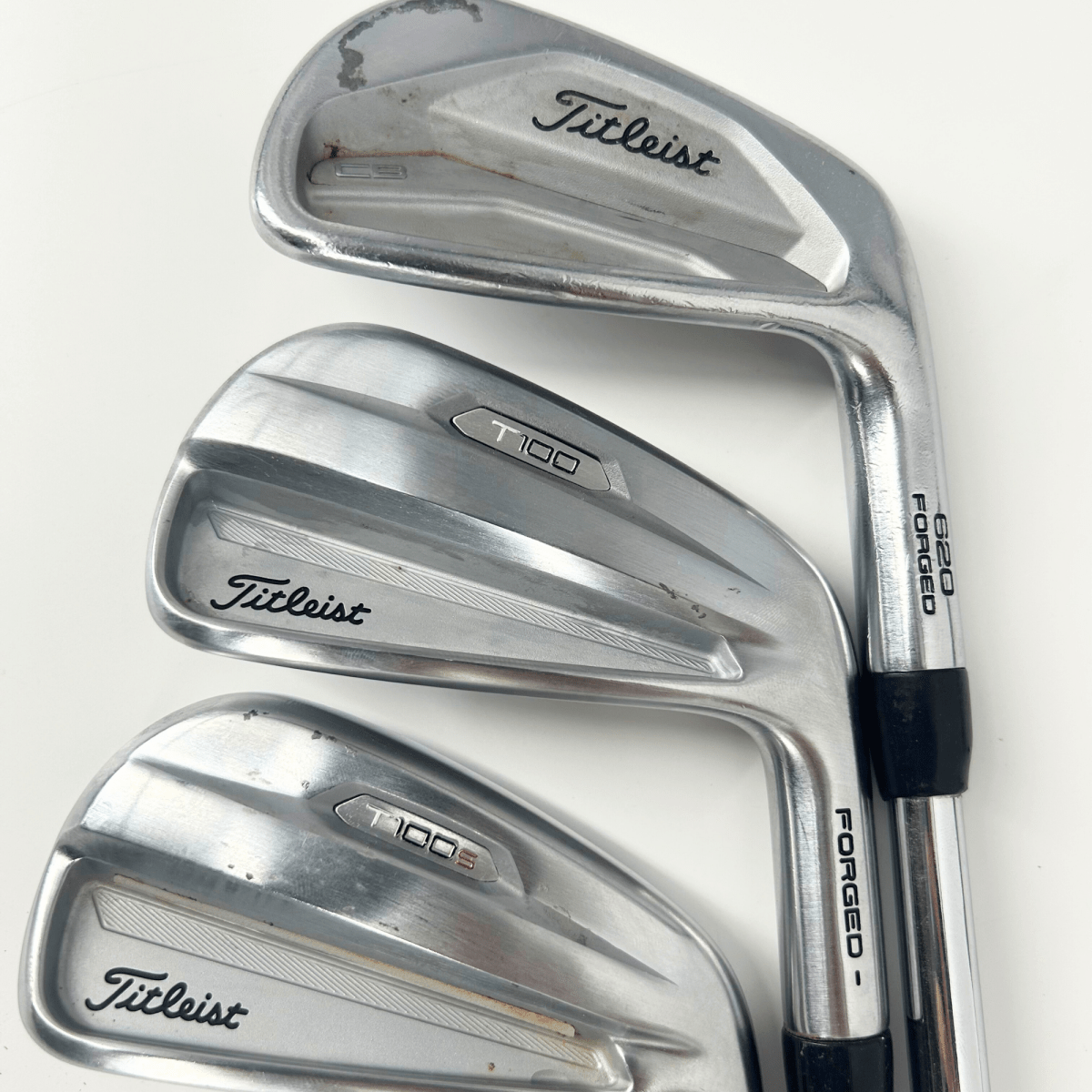 Titleist 620 CB/T100/T100s Combo Irons / 4 - PW Iron / KBS $ - Taper 130 / X - Stiff - Titleist