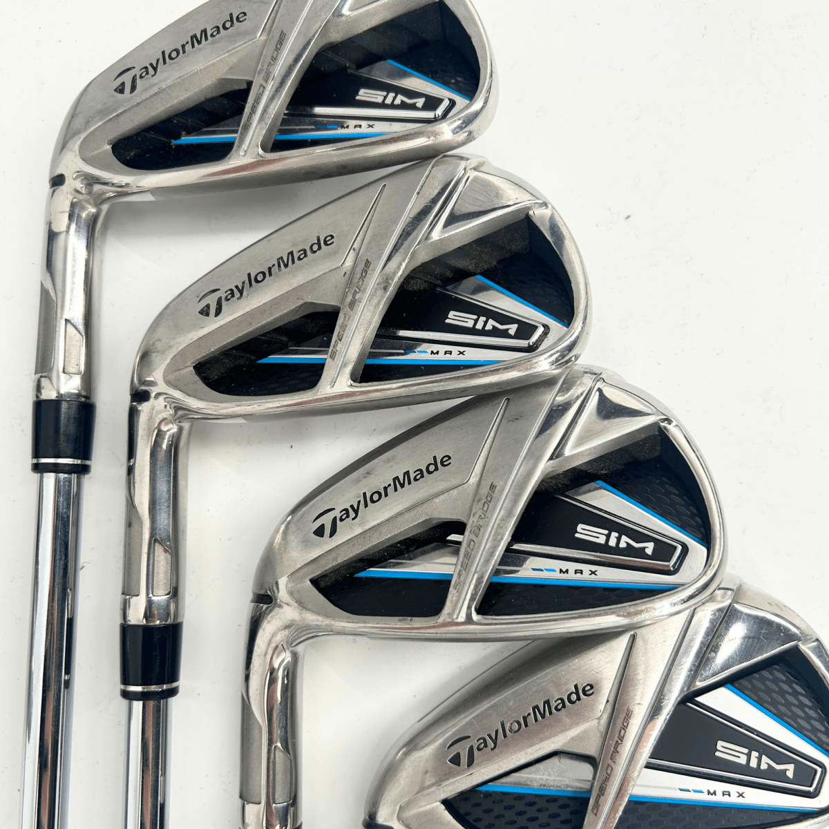 TaylorMade SIM Max Left Handed Irons / 5 - PW+AW+SW / KBS Max 85 R / Regular Flex - TaylorMade