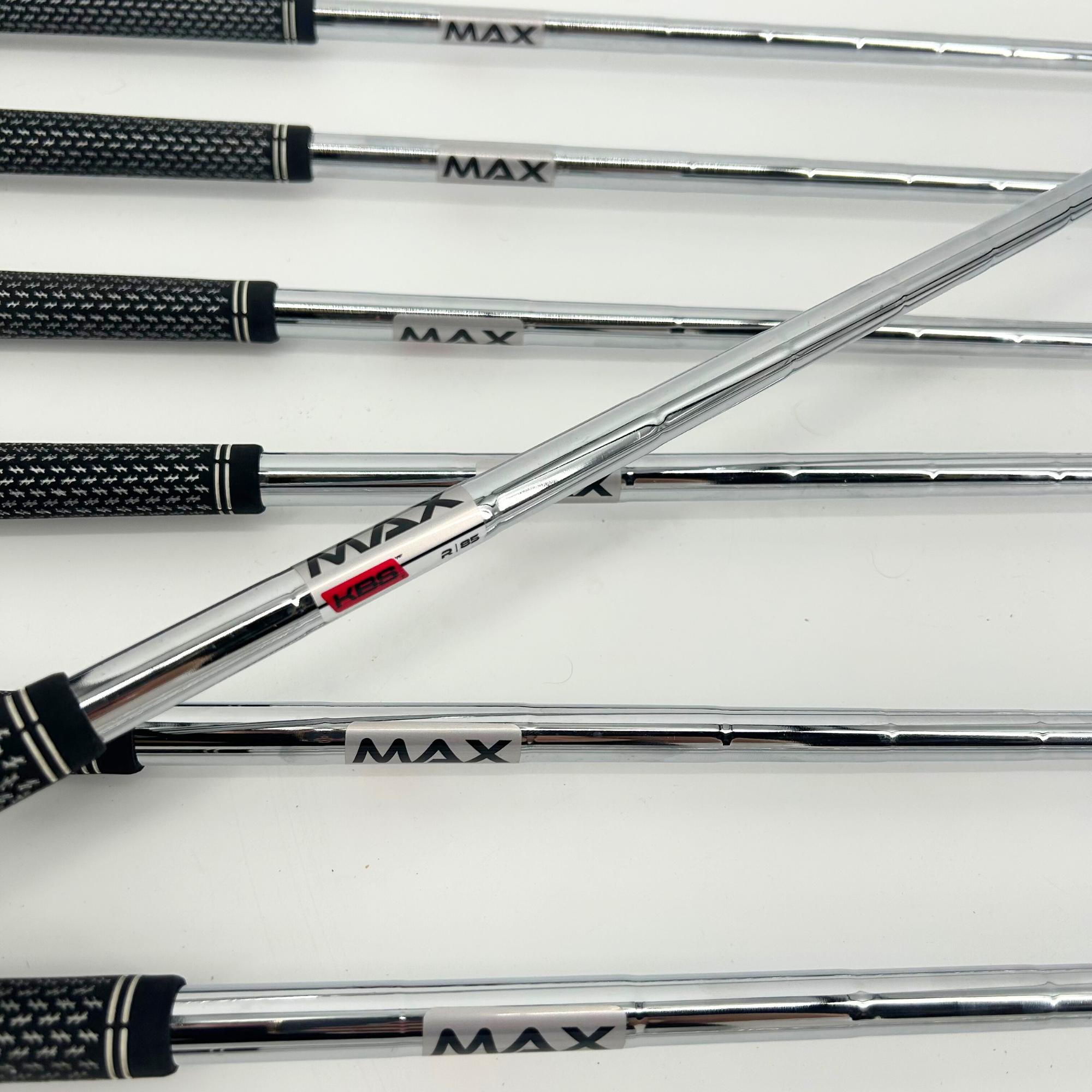 TaylorMade SIM Max Left Handed Irons / 5-PW+AW+SW / KBS Max 85 R / Regular Flex