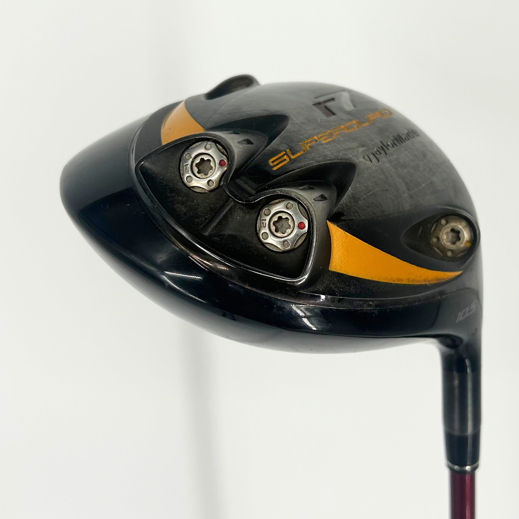 Taylormade R7 Superquad Driver / 10.5 Degree / Fujikura Stiff Flex / 42in Shaft (3 Inch Shorter Than Standard)