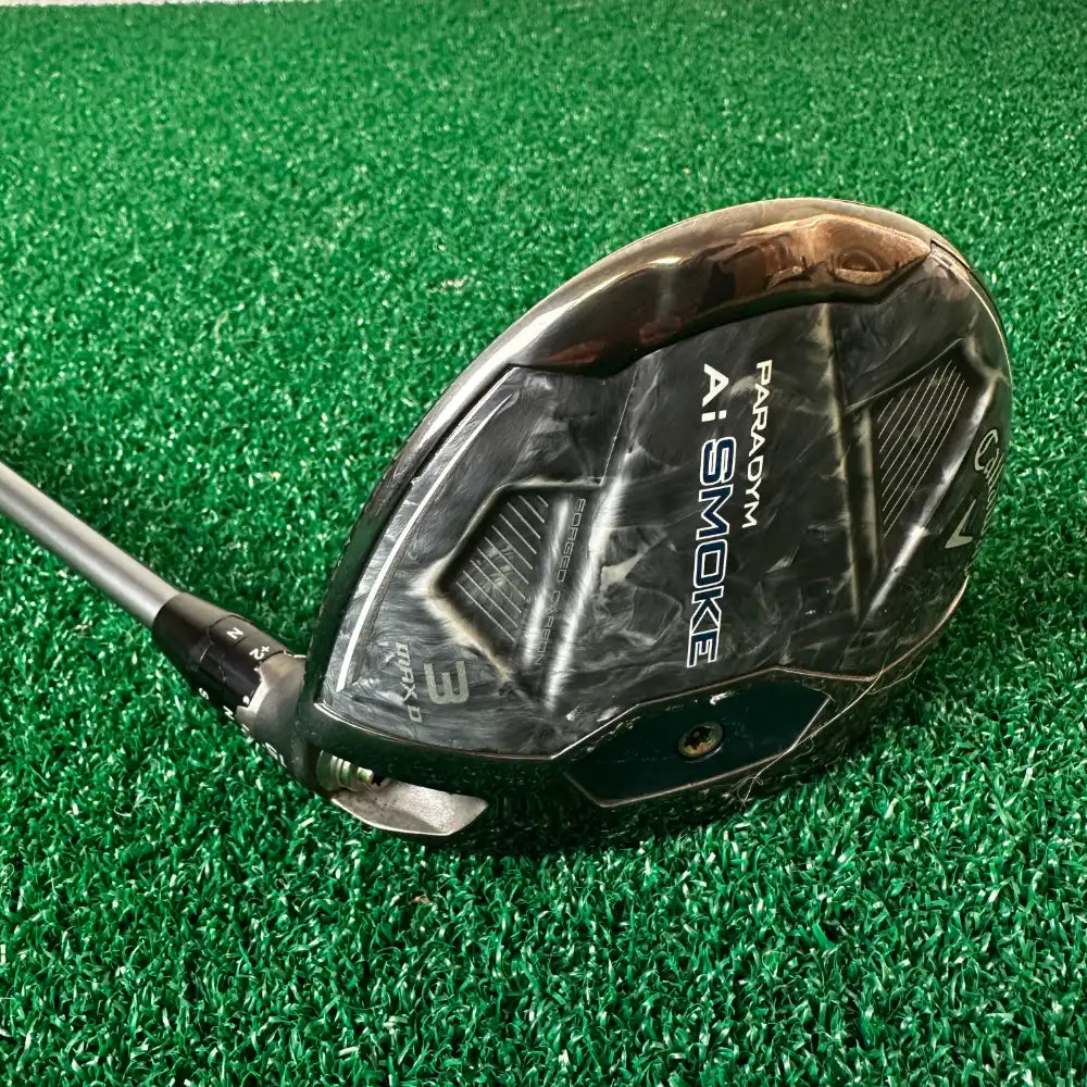 Callaway Paradym Ai Smoke MAX D Right Handed 3 Wood / 15 Degree / Reg Flex HZRDUS SILVER 5.5 60g