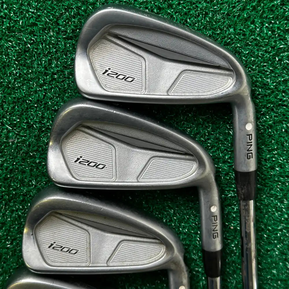 Ping i200 Irons / 4-UW / White Dot / Project X 5.5 Regular