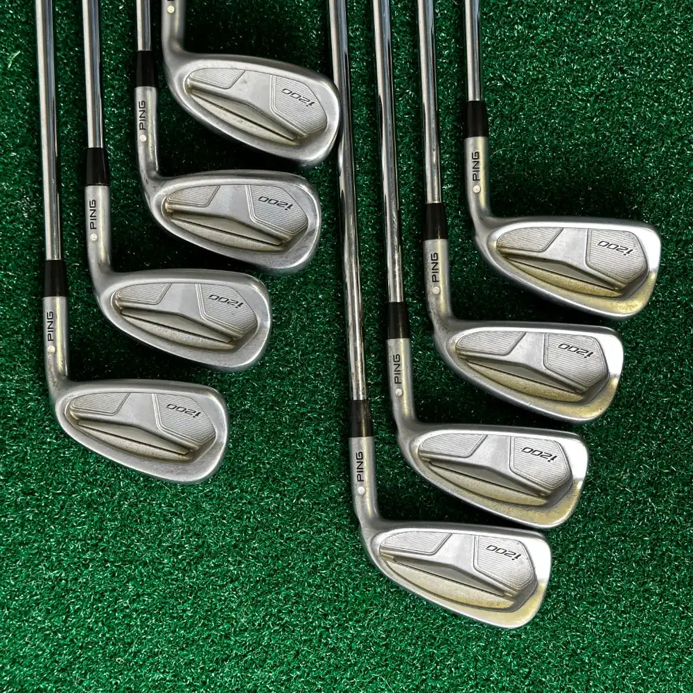 Ping i200 Irons / 4-UW / White Dot / Project X 5.5 Regular