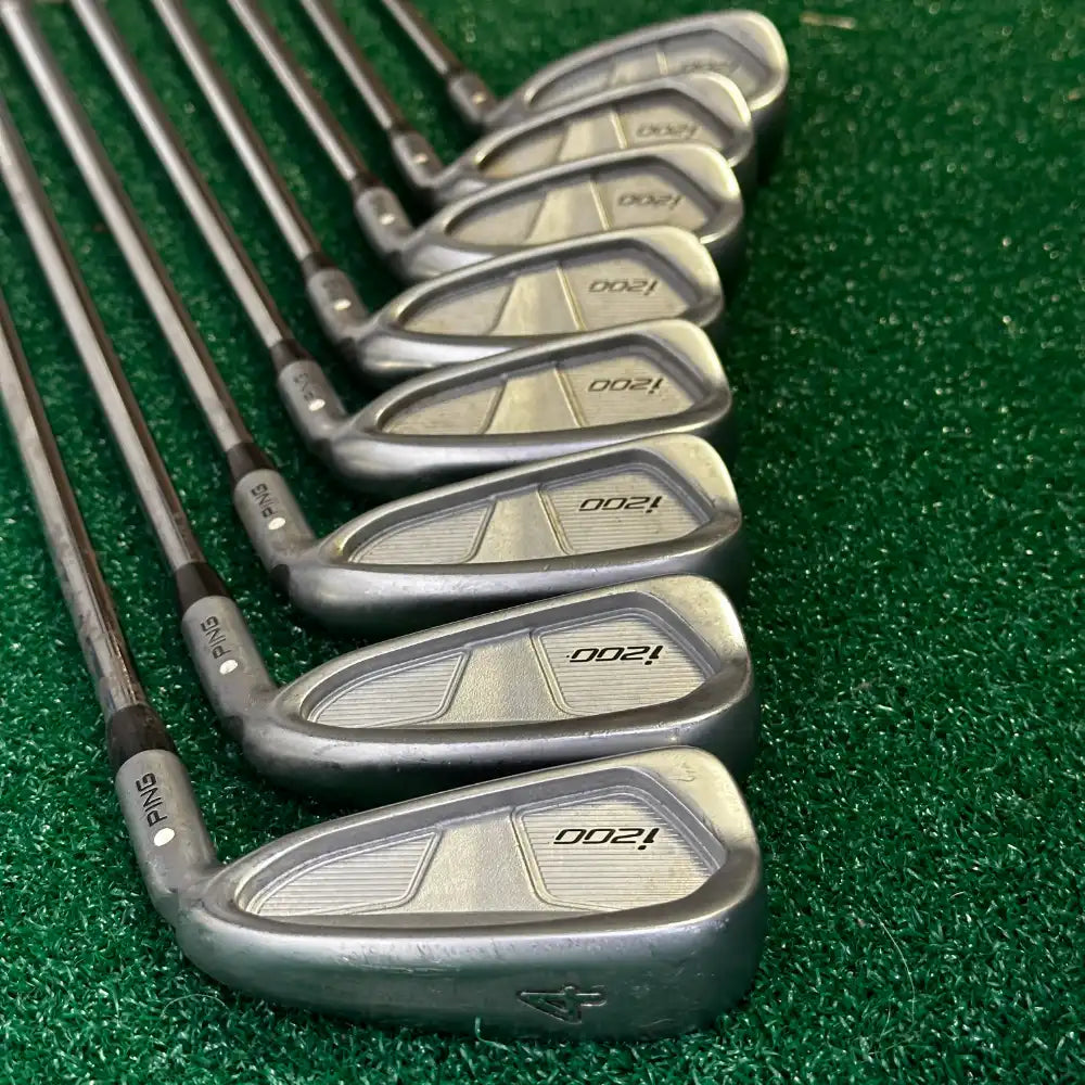 Ping i200 Irons / 4-UW / White Dot / Project X 5.5 Regular