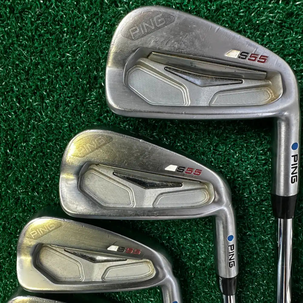 Ping S55 Irons / 3-PW / Blue Dot / KBS Tour 120 Stiff