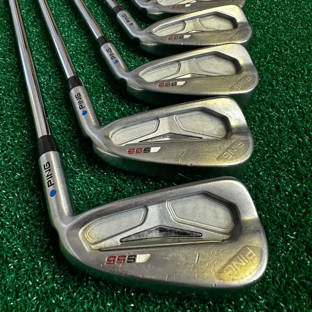 Ping S55 Irons / 3-PW / Blue Dot / KBS Tour 120 Stiff