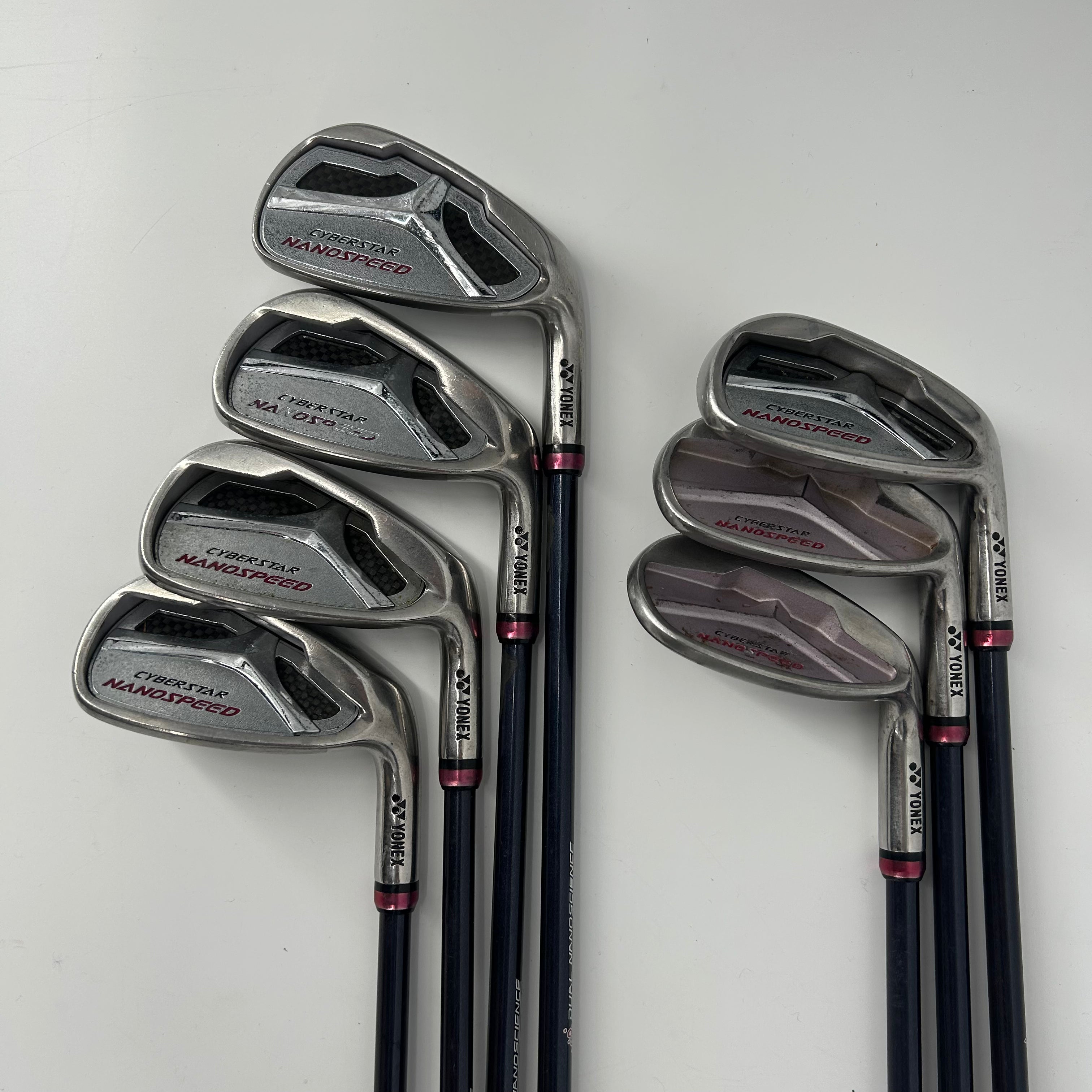 Yonex Cyberstar Nanospeed Ladies Irons / 5-SW / Yonex Nanospeed 70 Ladies CFS Shafts