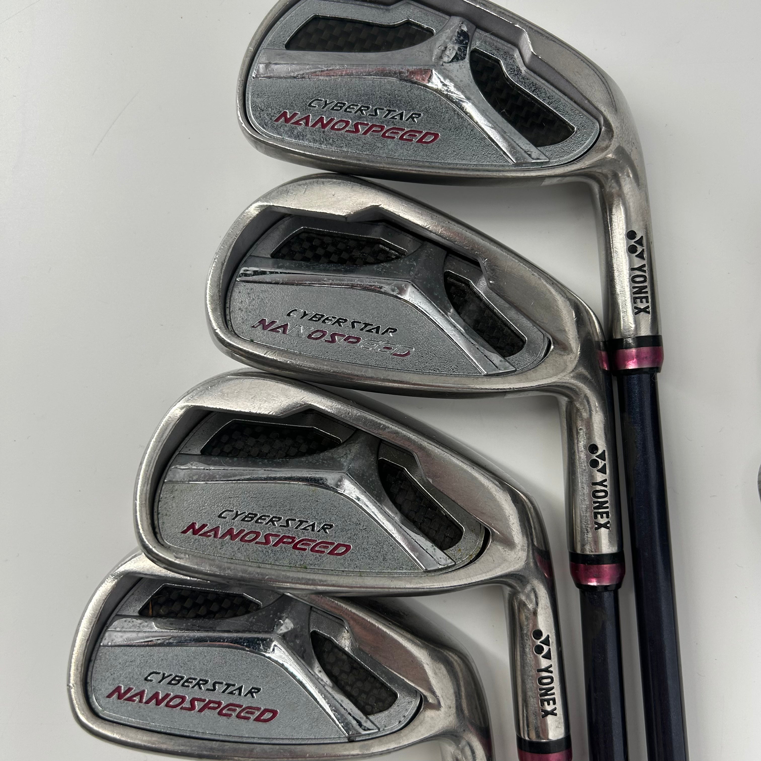 Yonex Cyberstar Nanospeed Ladies Irons / 5-SW / Yonex Nanospeed 70 Ladies CFS Shafts
