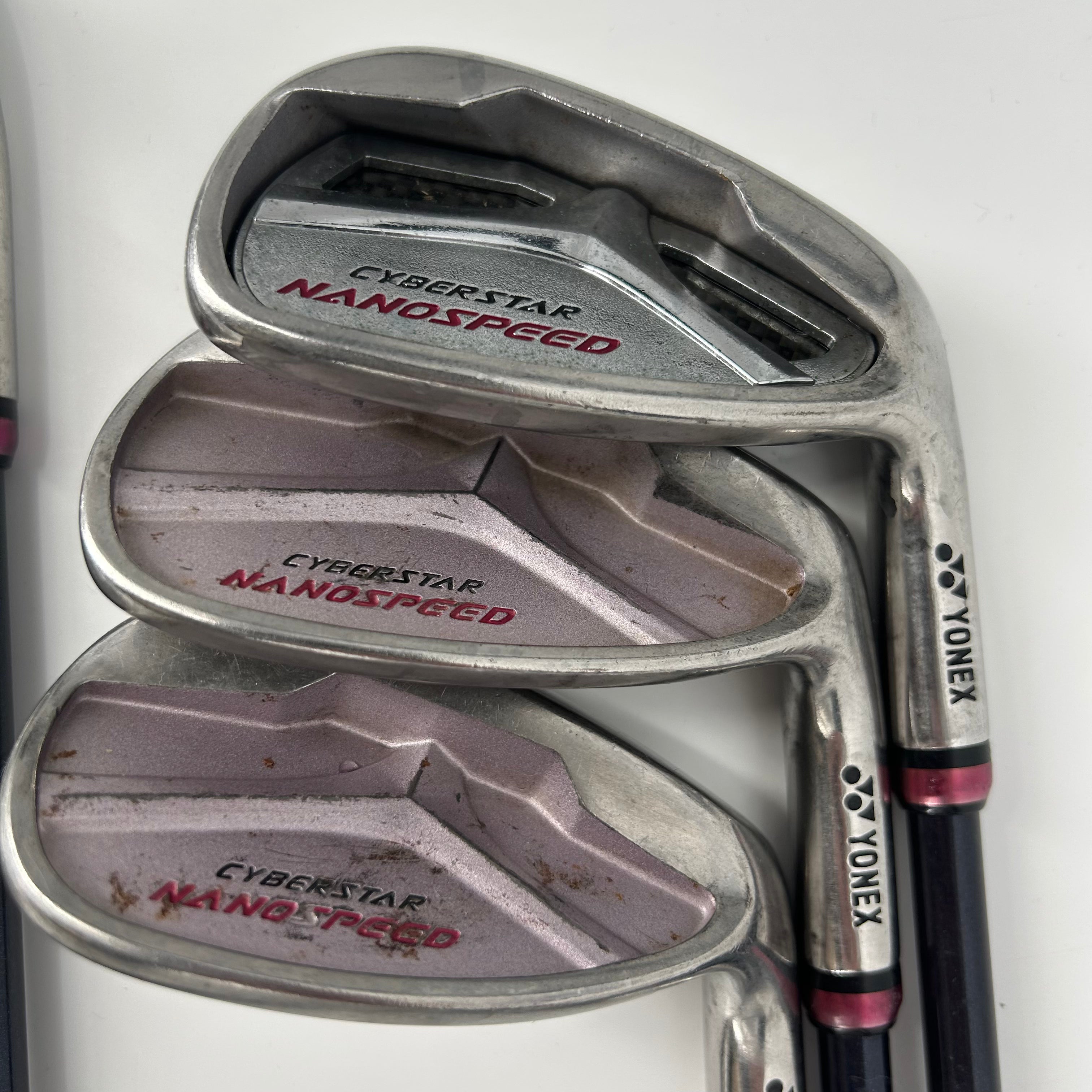 Yonex Cyberstar Nanospeed Ladies Irons / 5-SW / Yonex Nanospeed 70 Ladies CFS Shafts