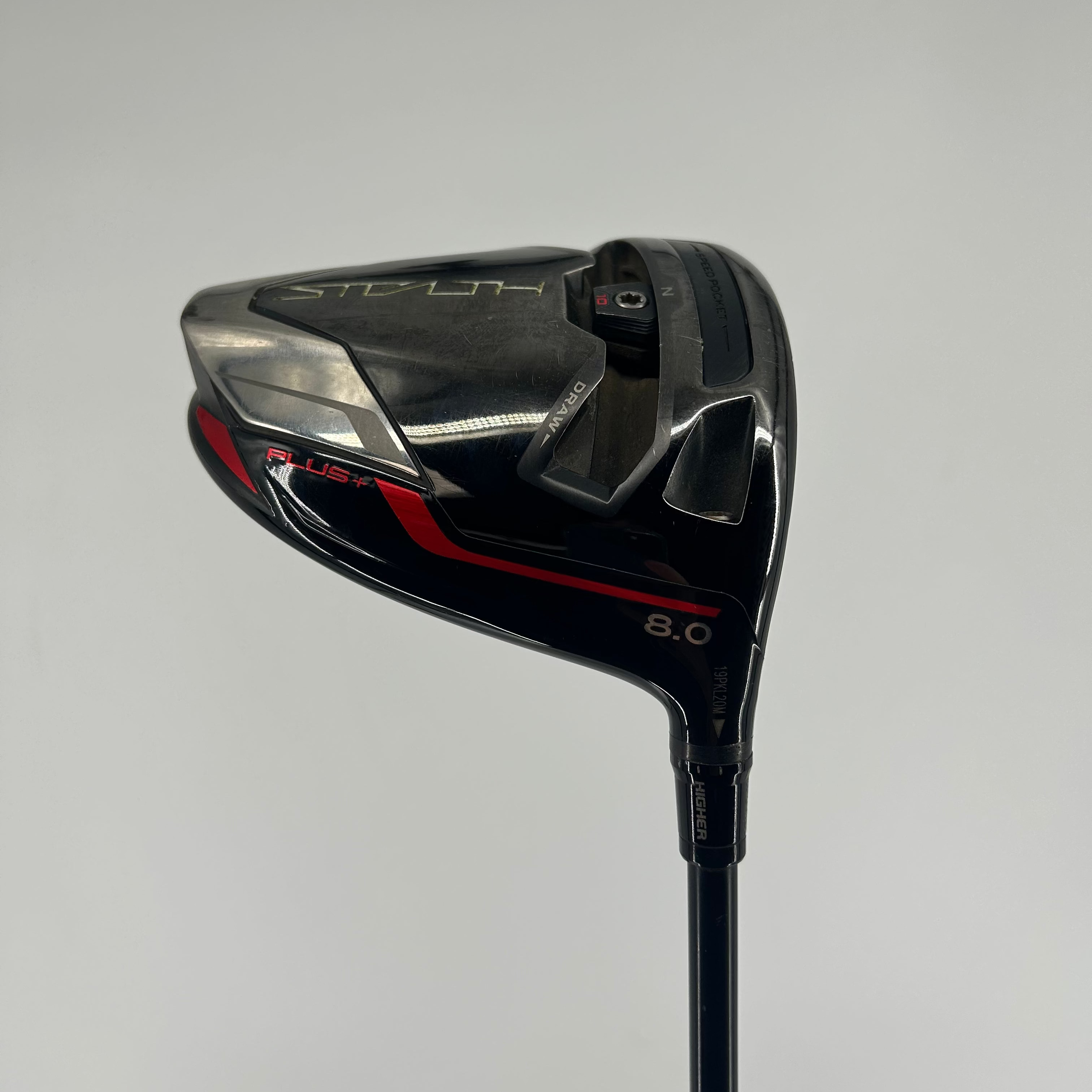 TaylorMade Stealth Plus Driver / 8.0 Degree / Raijin VA Black / Stiff Flex