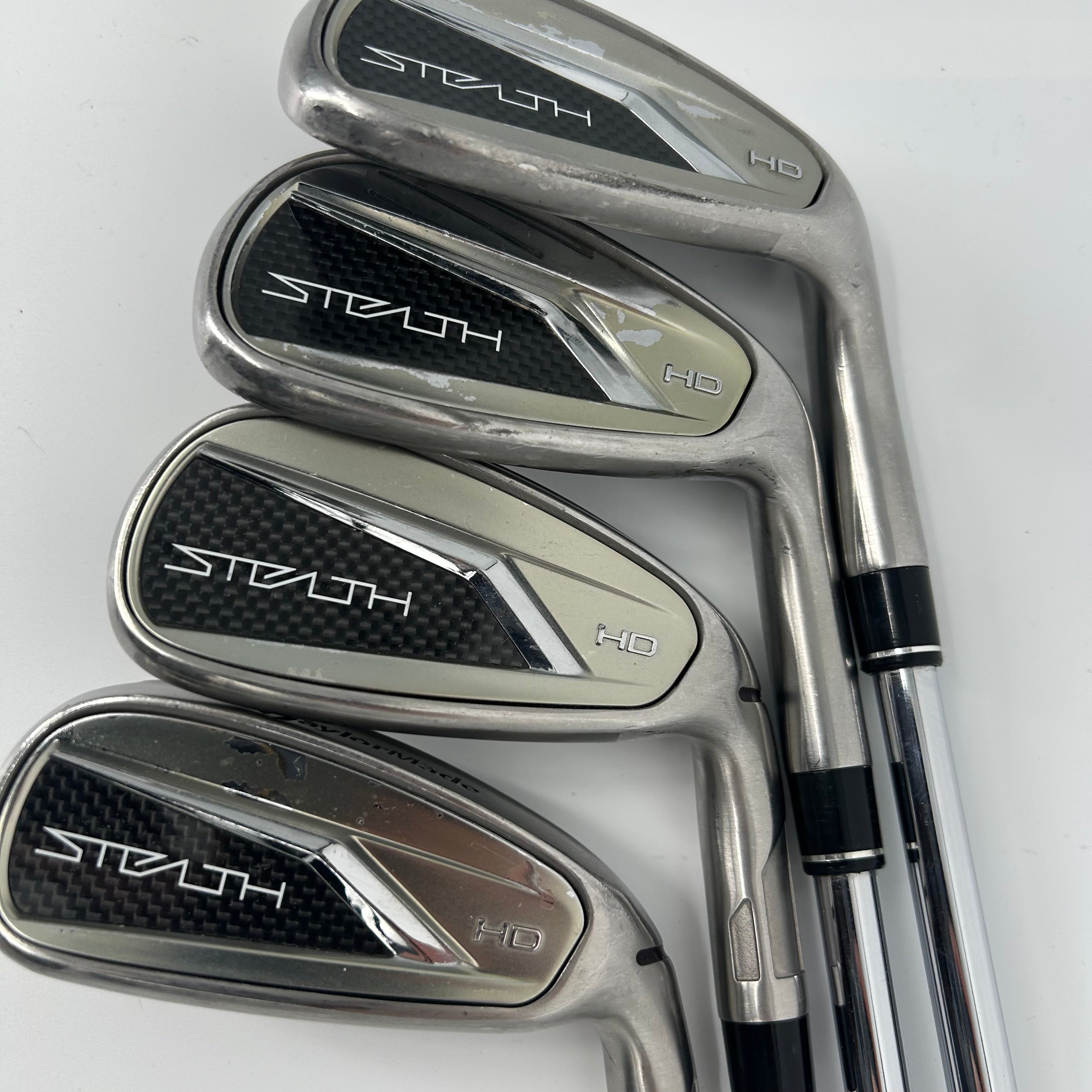 TaylorMade Stealth HD Iron Set / 5-PW / KBS Max MT 85 Regular Flex Shafts
