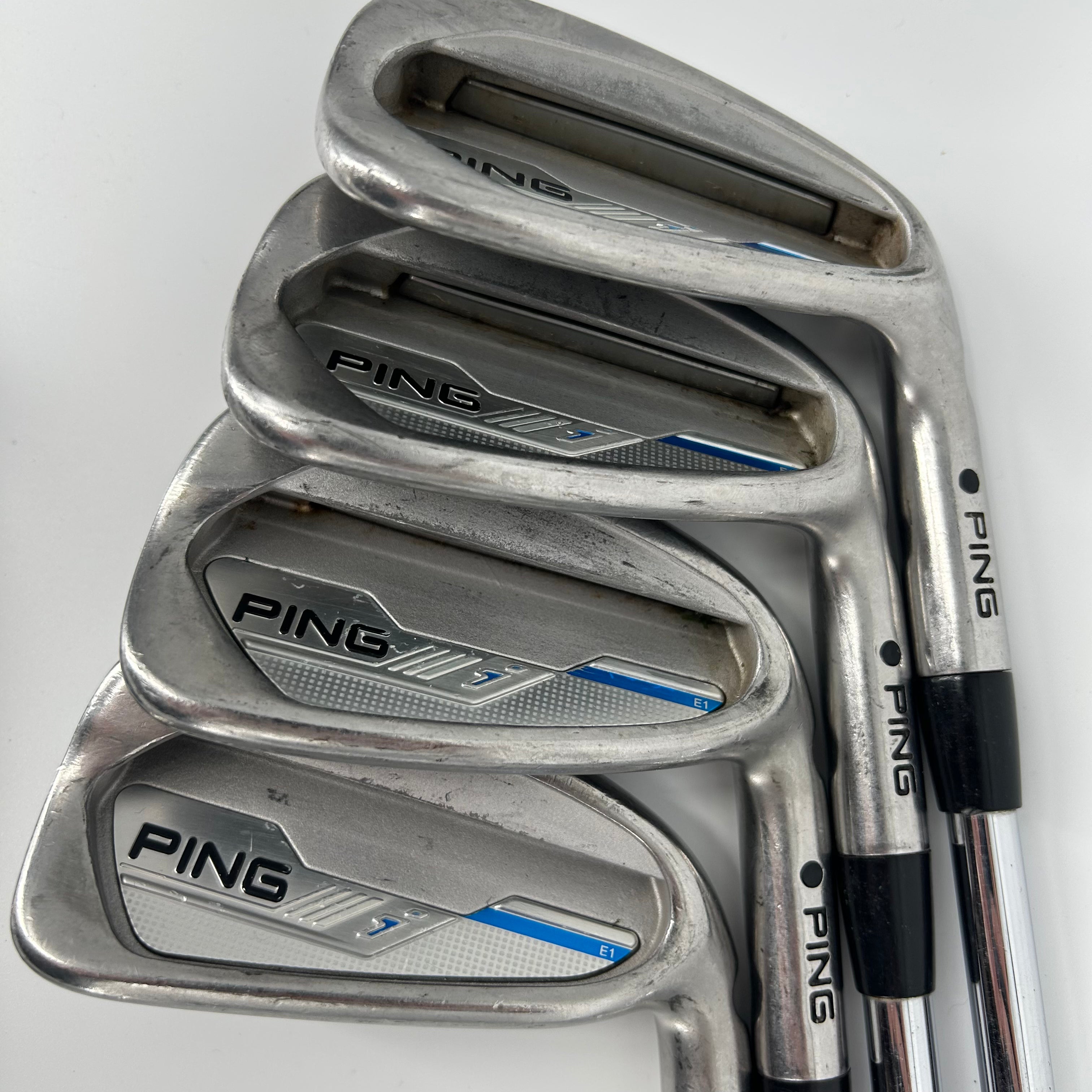 Ping i E1 Irons / 6-PW / Black Dot / CFS Distance Regular Flex Shaft