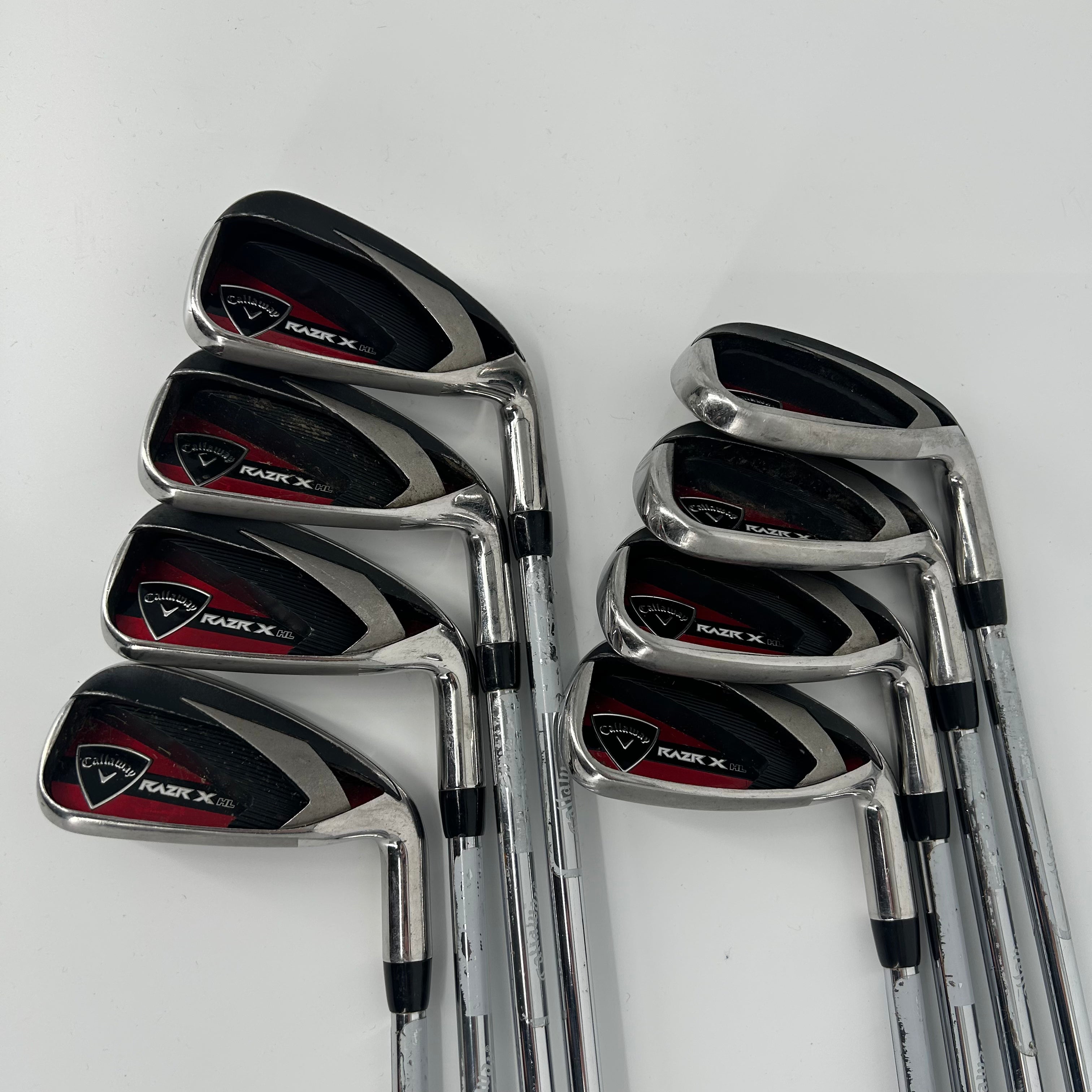 Callaway RAZR X HL / 4-PW+AW / Callaway M-10 Steel Shafts / Uniflex Shaft