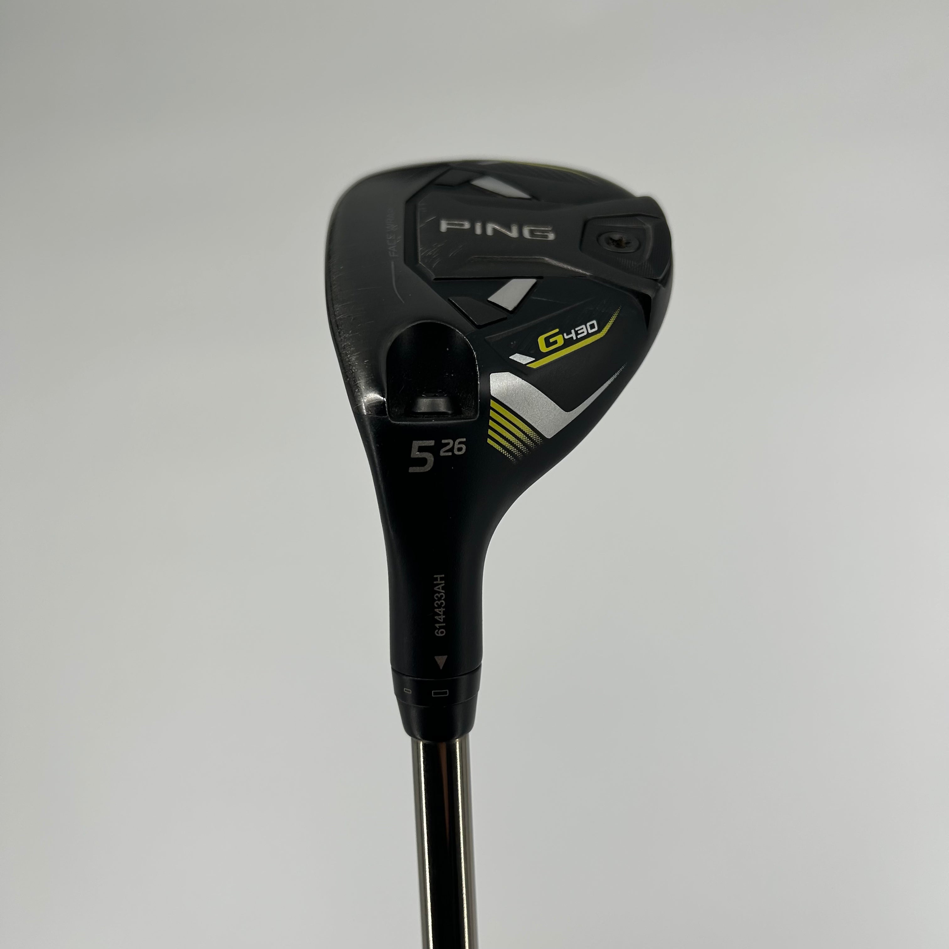 Ping G430 Left Handed 5 Hybrid / 26 Degree / Ping Tour 2.0 Chrome Shaft / Stiff Flex