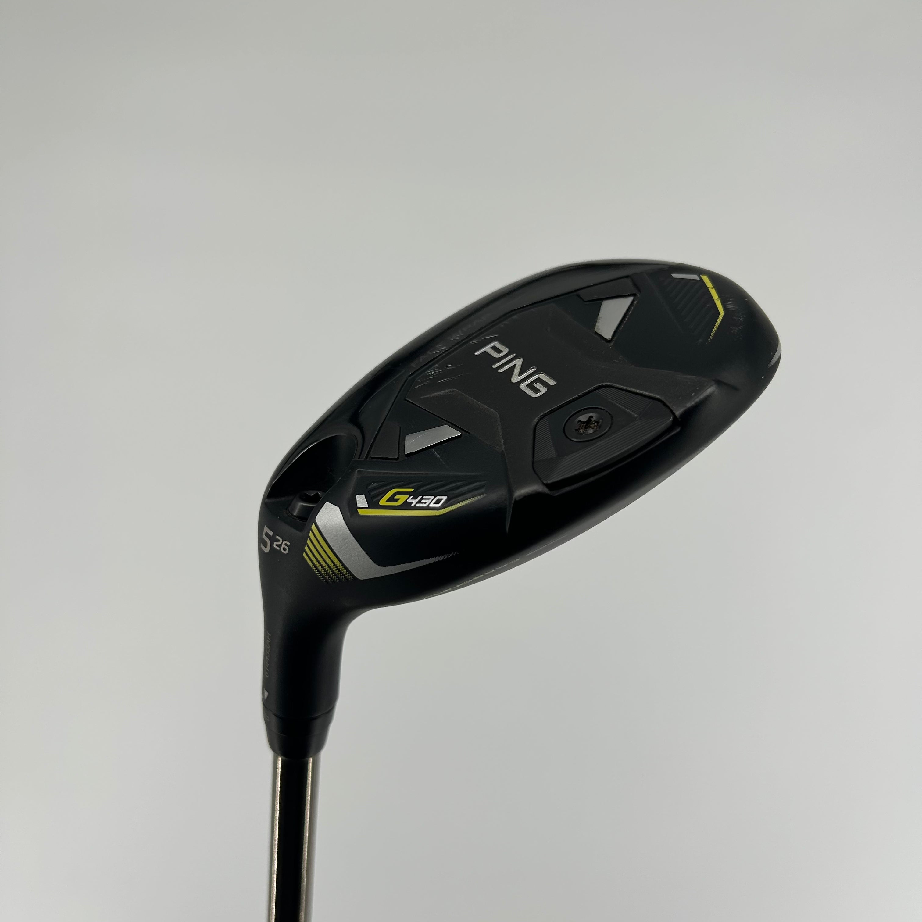 Ping G430 Left Handed 5 Hybrid / 26 Degree / Ping Tour 2.0 Chrome Shaft / Stiff Flex