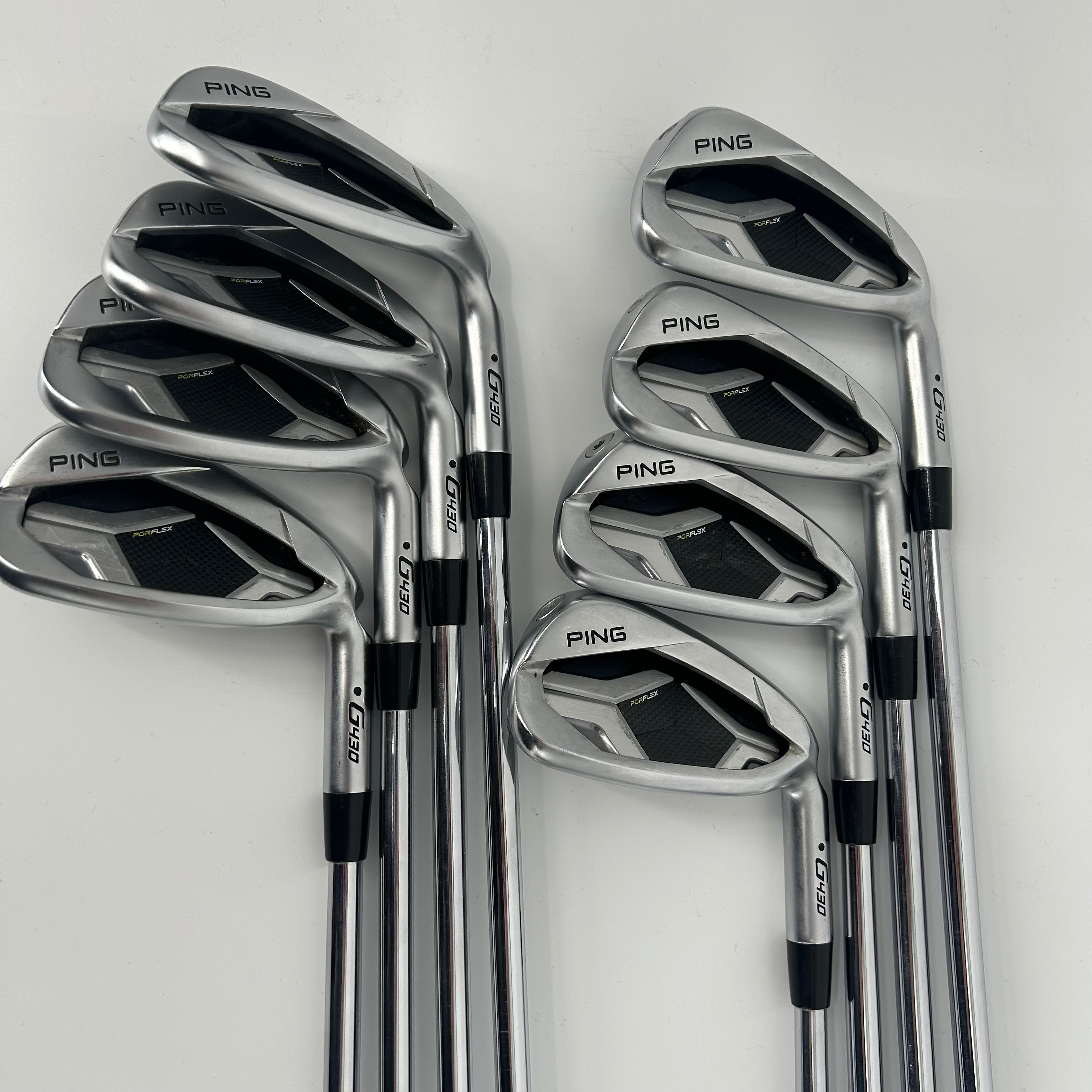 Ping G430 Irons / 5-PW+50+54 / Black Dot / AWT 2.0 Stiff Shafts