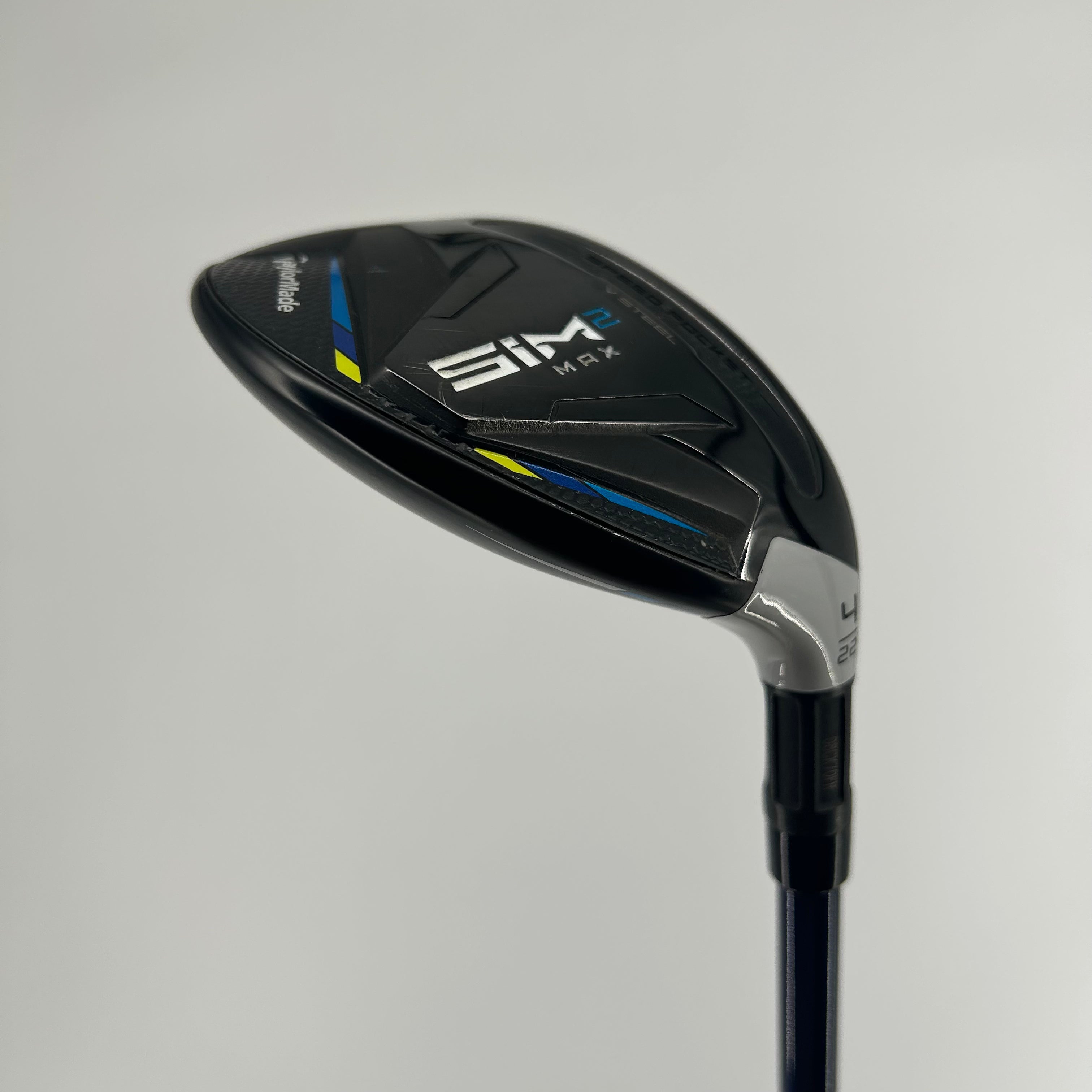 Taylormade SIM 2 Max 4 Hybrid / 22 Degree / Fujikura Ventus Blue 7-S / Stiff
