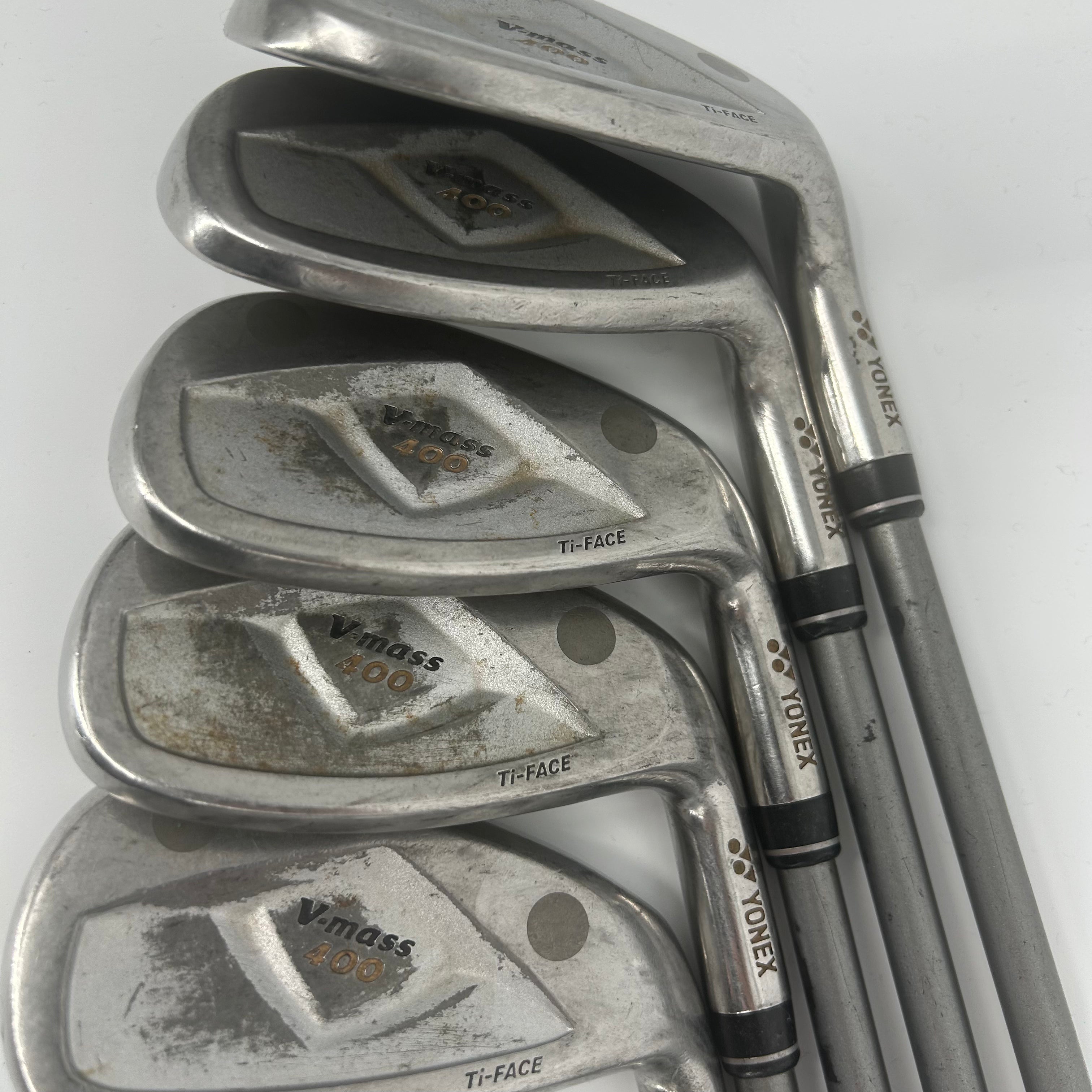 Yonex V-Mass 400 Iron Set / 3-PW+SW / Yonex UltimumTI 70 Regular Flex Shafts