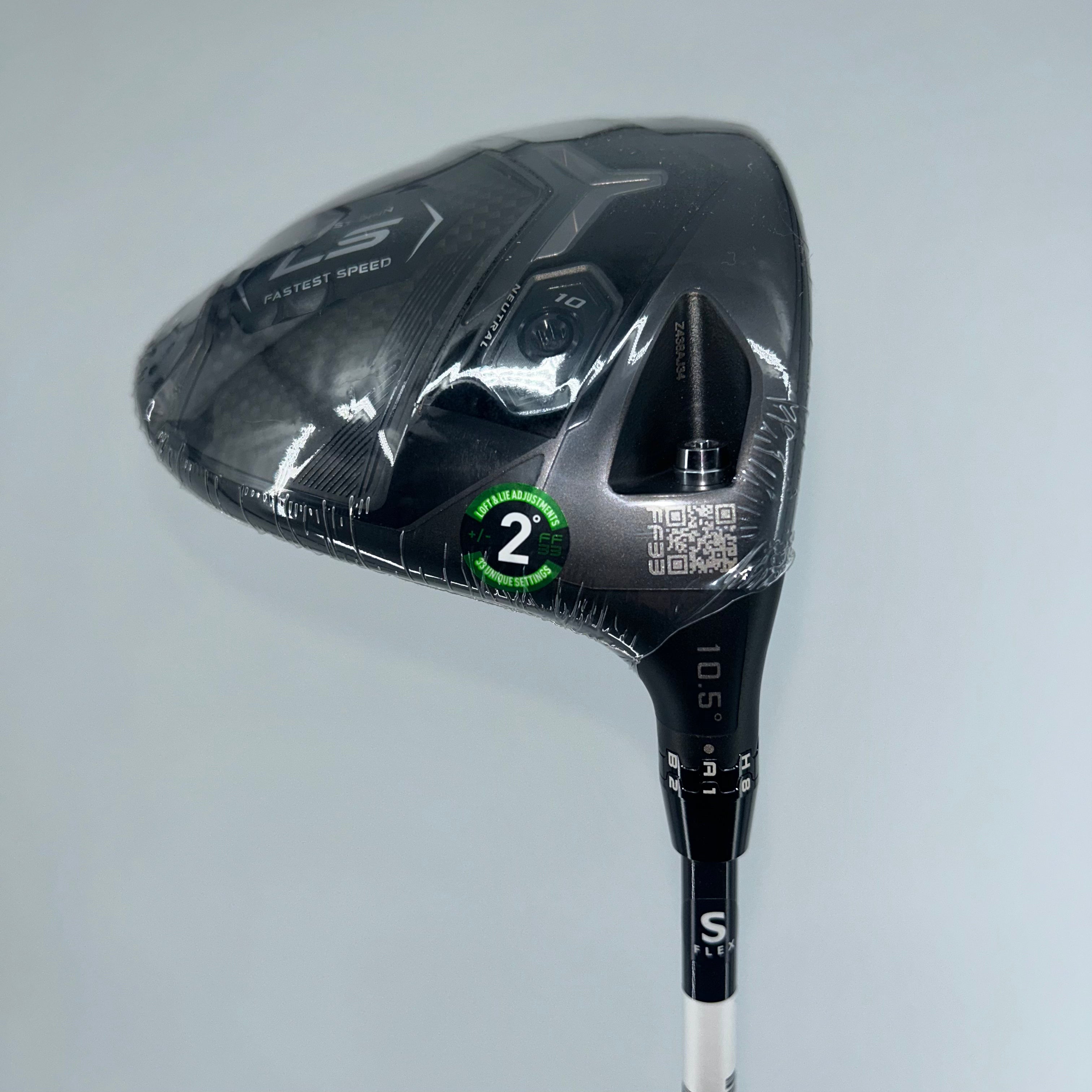 Cobra DS Adapt LS Driver / 10.5 Degree / Denali Black 60g 6.0 / Stiff Flex