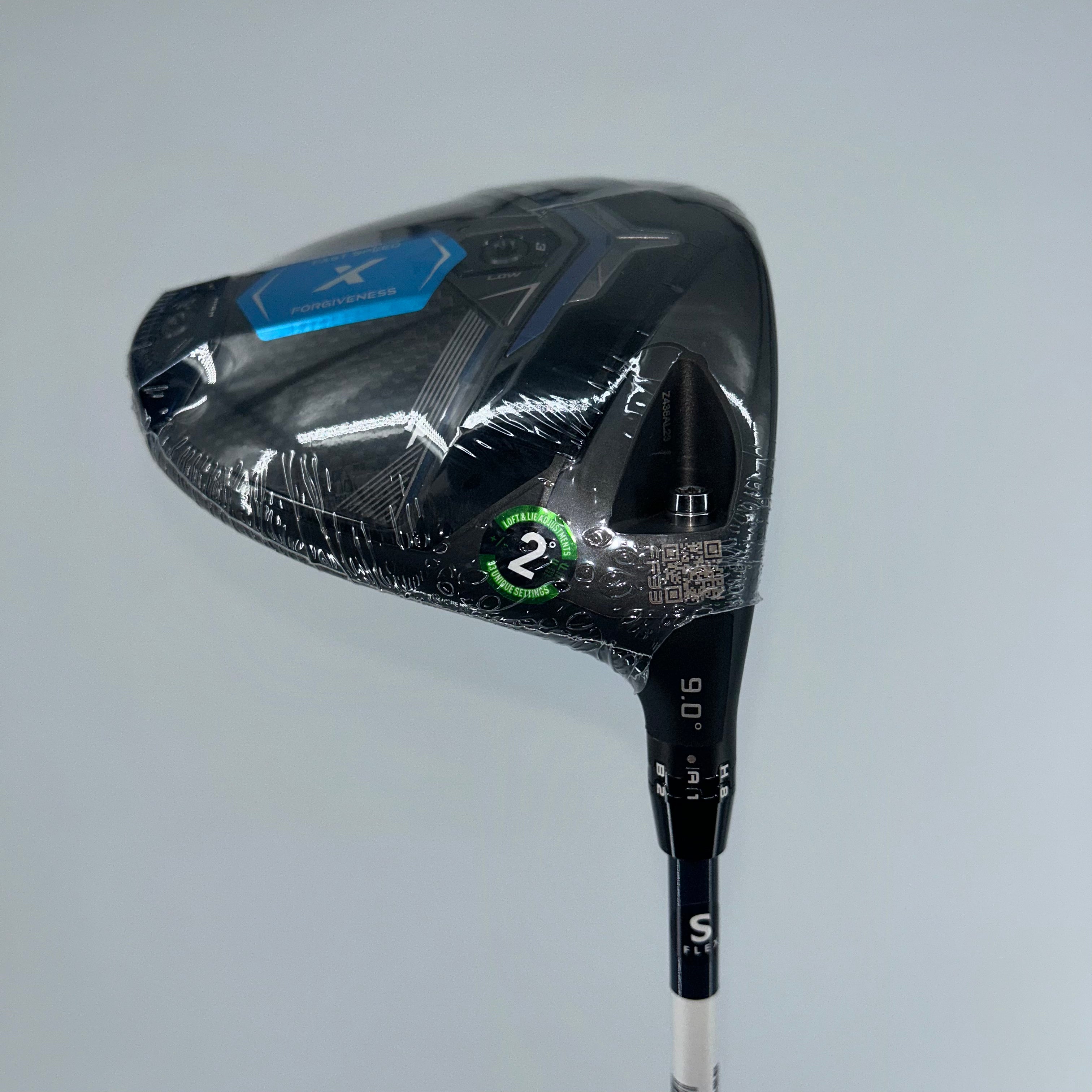 Cobra DS Adapt X Driver / 9.0 Degree / Denali Blue 60g 6.0 / Stiff Flex